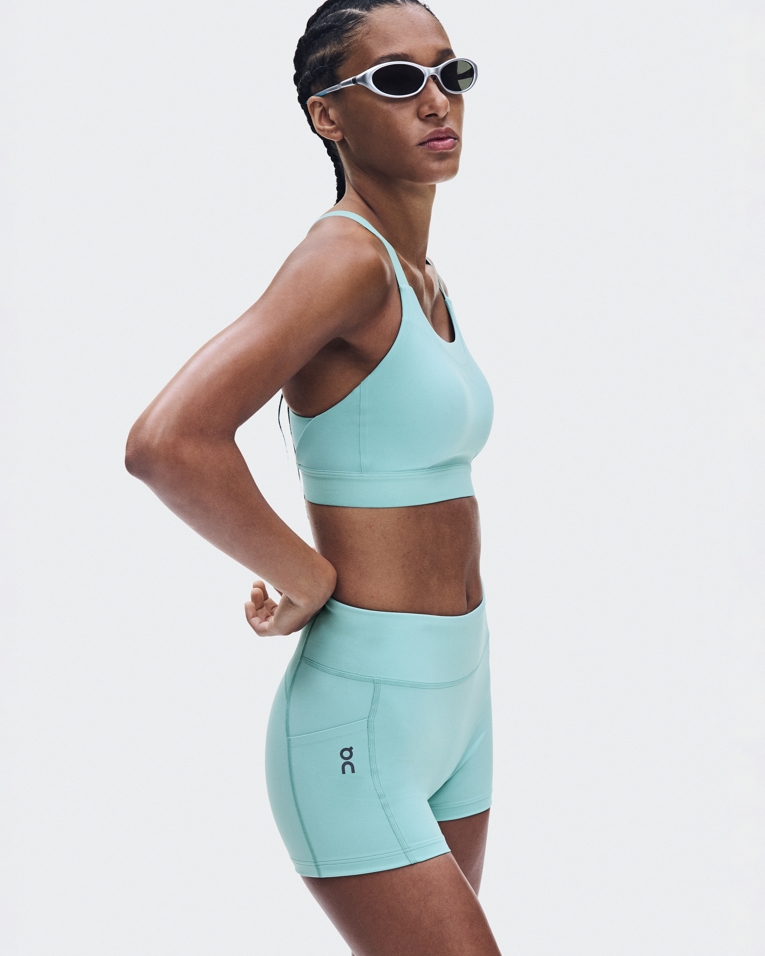 3" Performance Tights - Aquamarine