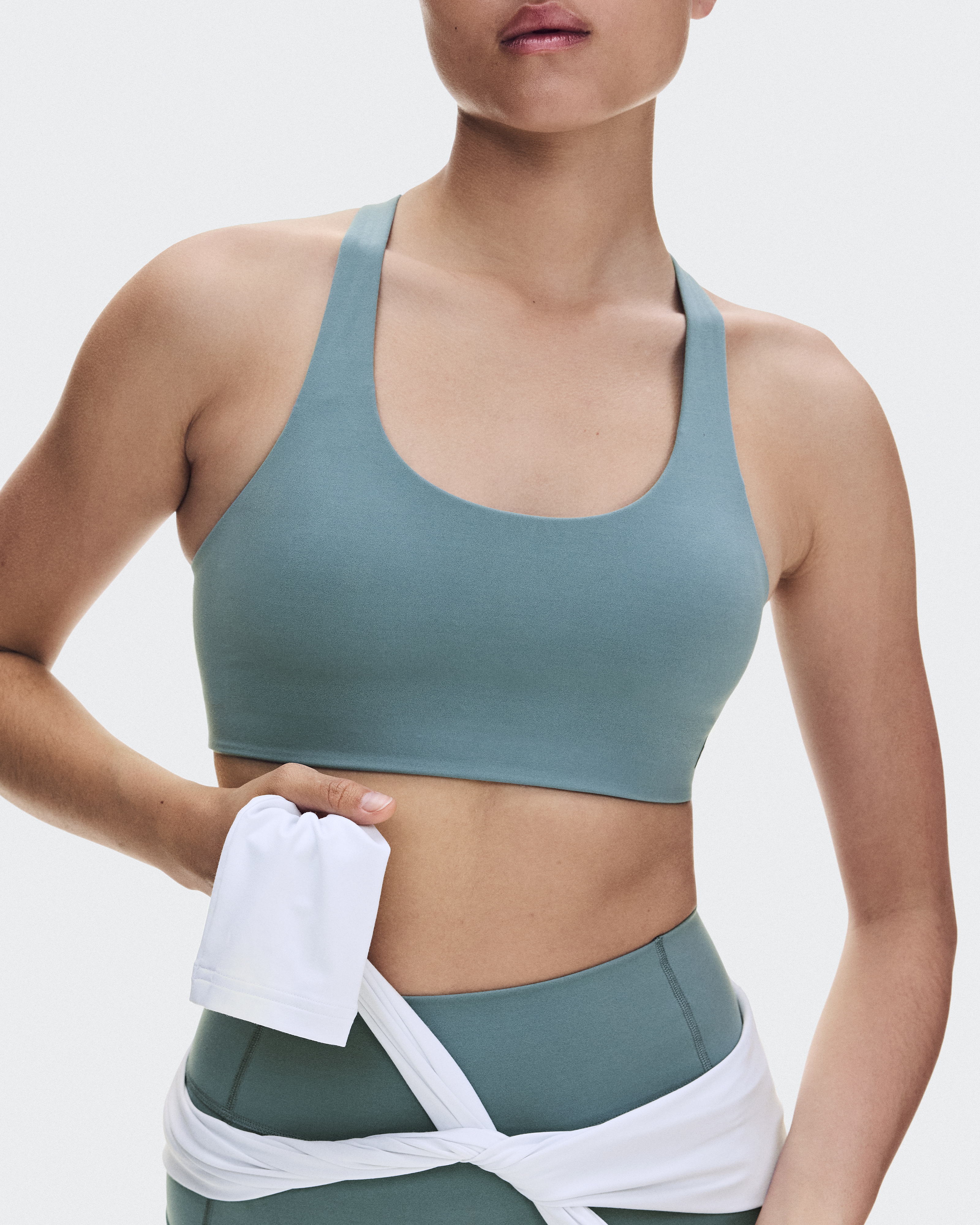 Studio Racerback Bra - Agave