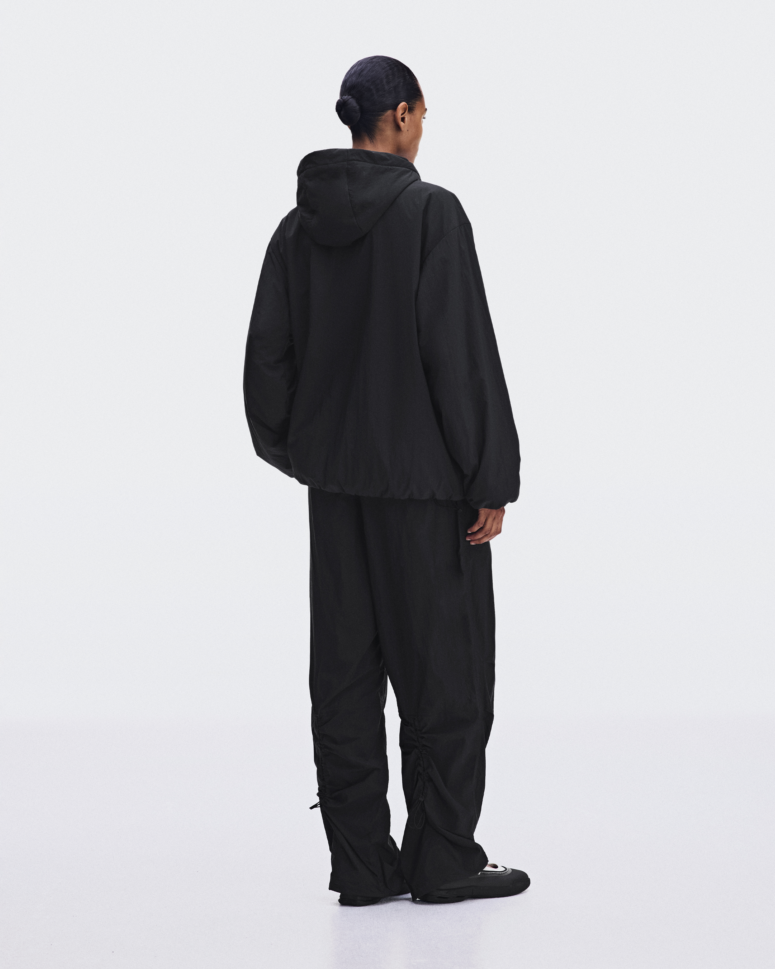 Insulated Half-Zip Anorak - Black