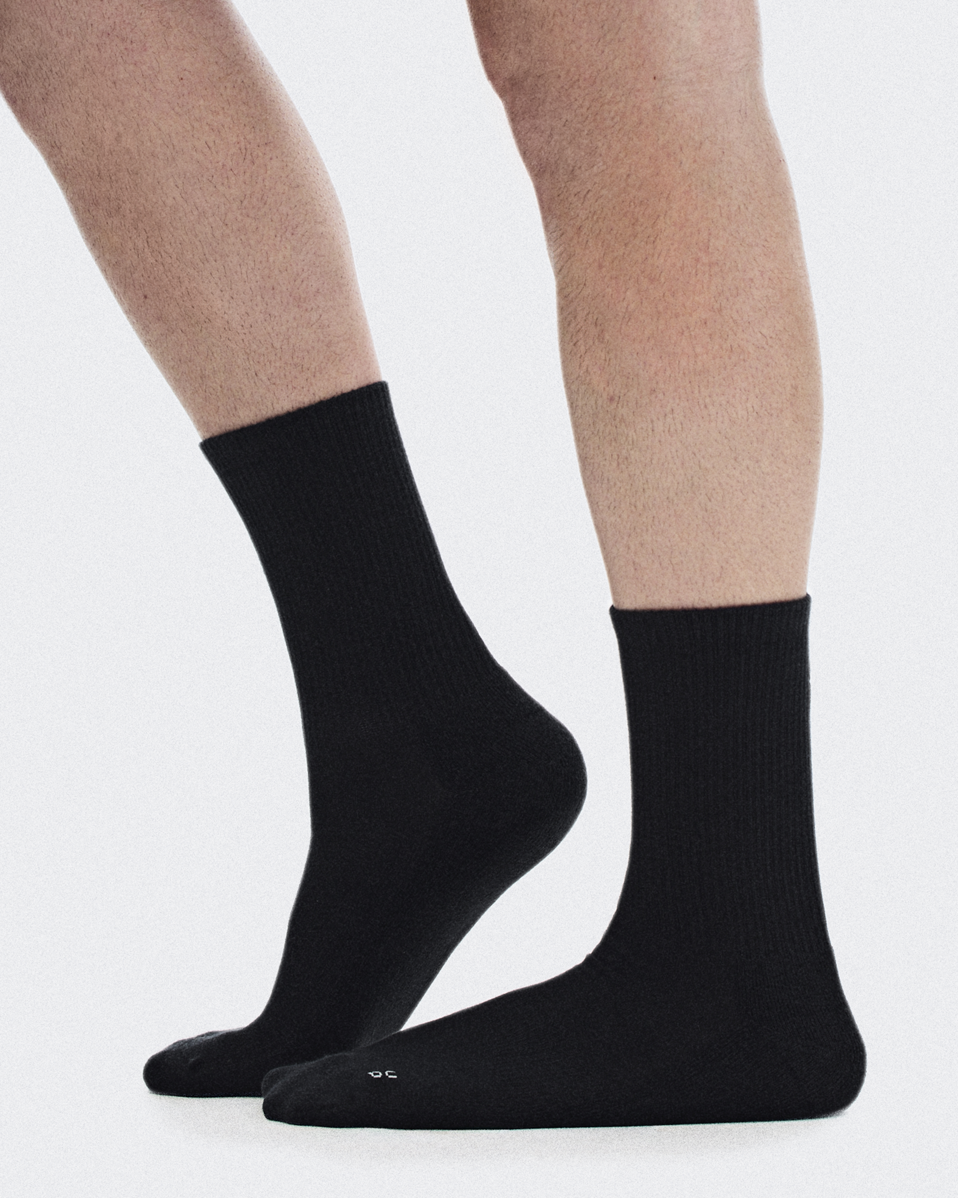 Club Sock High 2P - Black