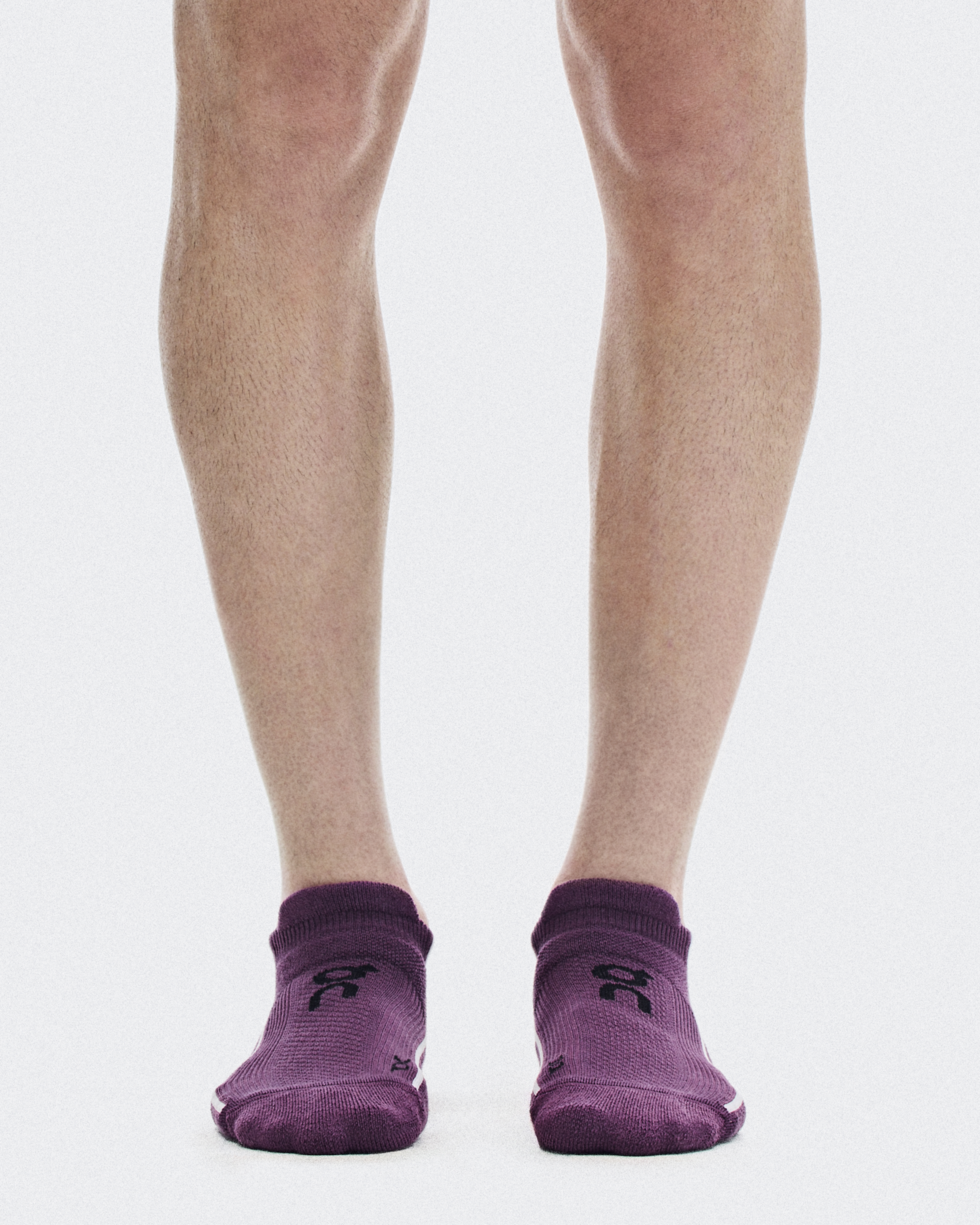 Court Sock Low - Cassis | White