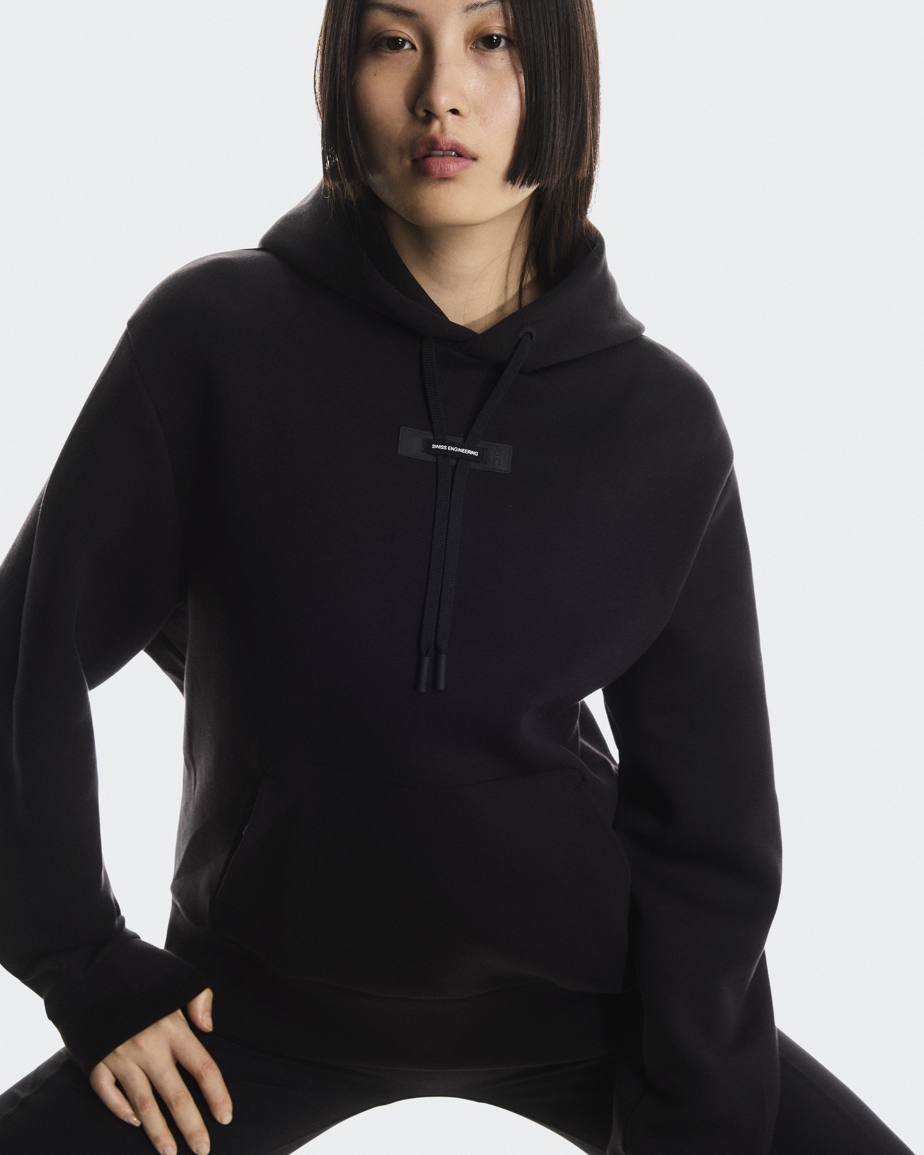 Focus Tech Hoodie - Black