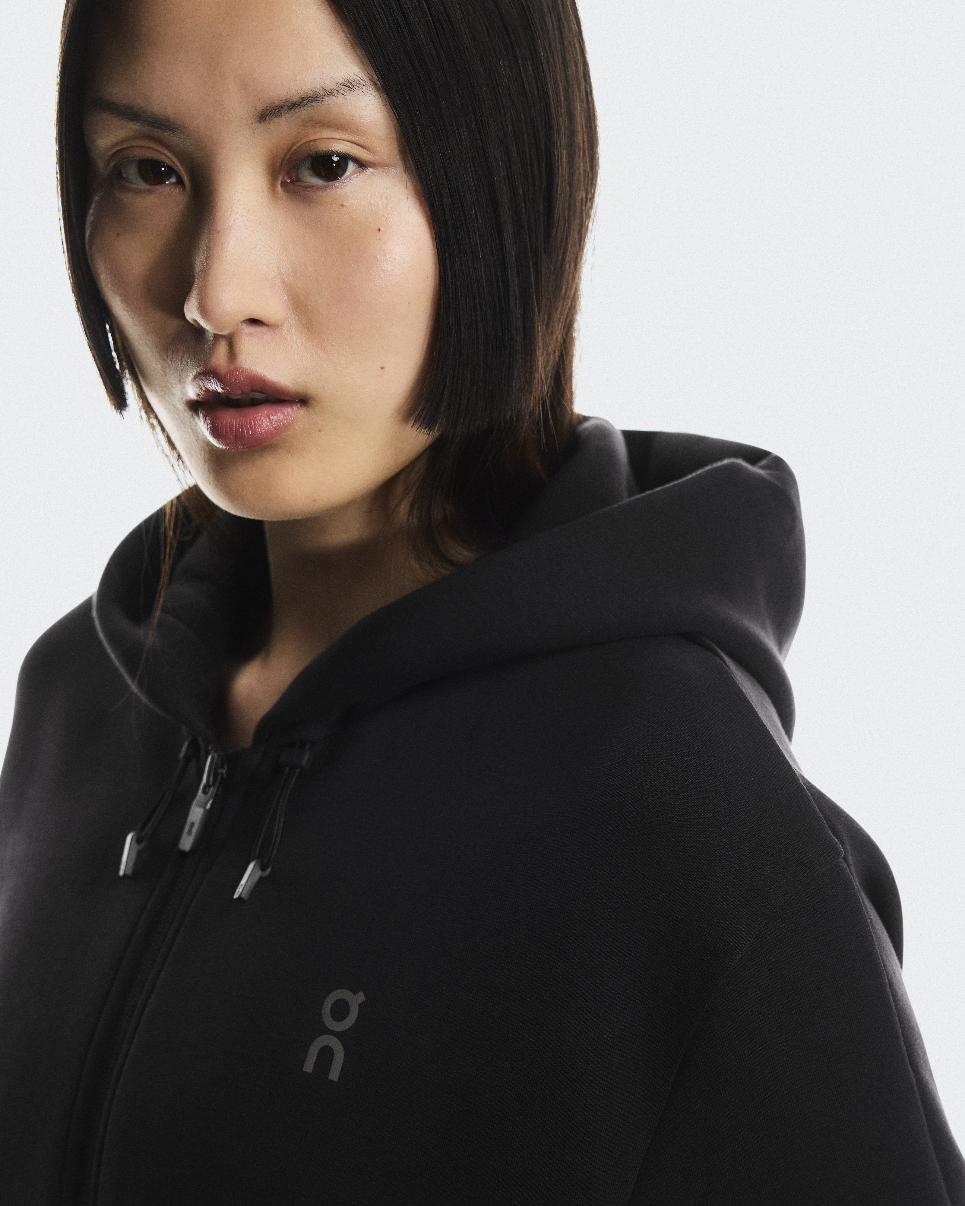 Focus Tech Zip Hoodie - Black