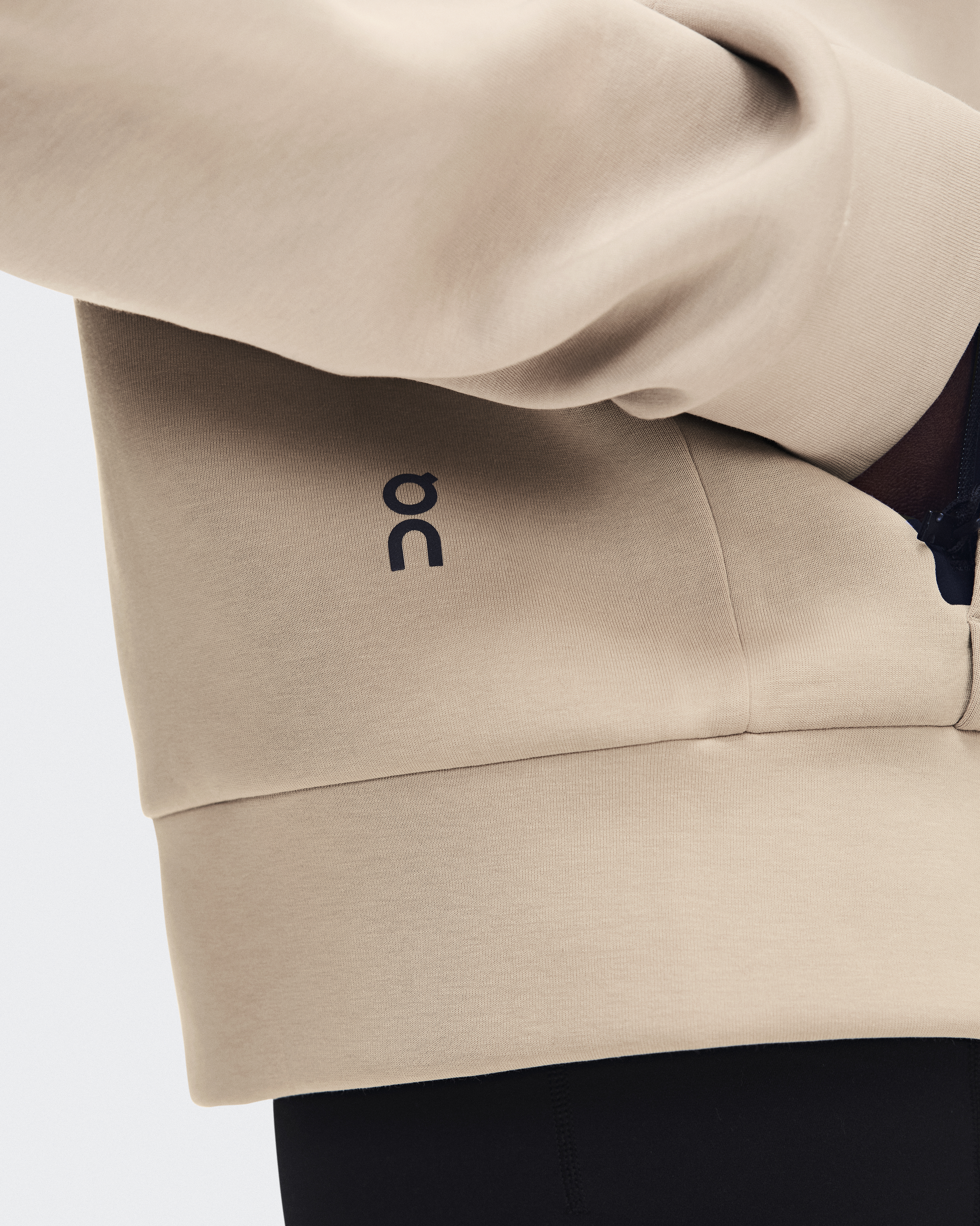 Focus Tech Zip Hoodie - Desert