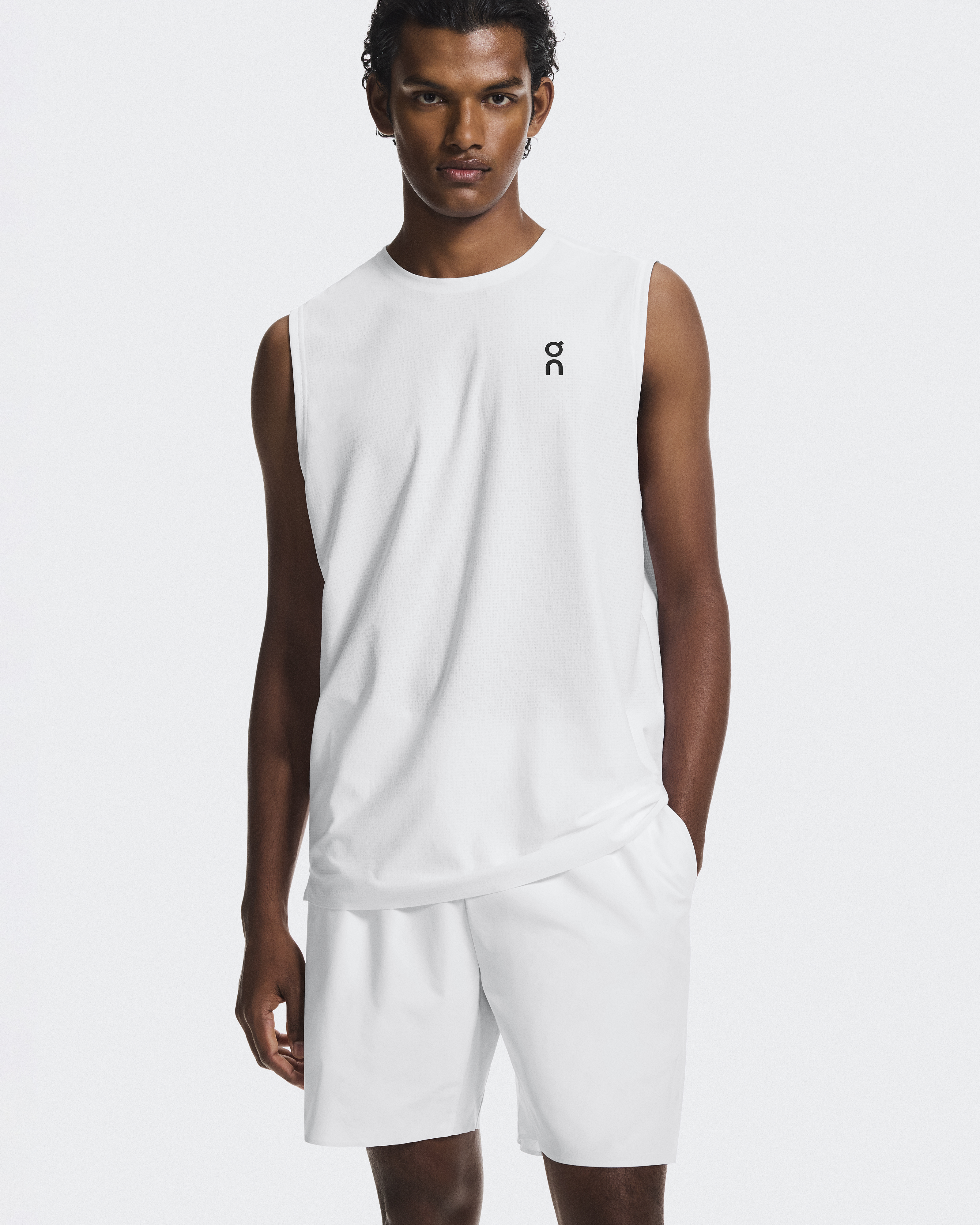 7" Court Shorts - White