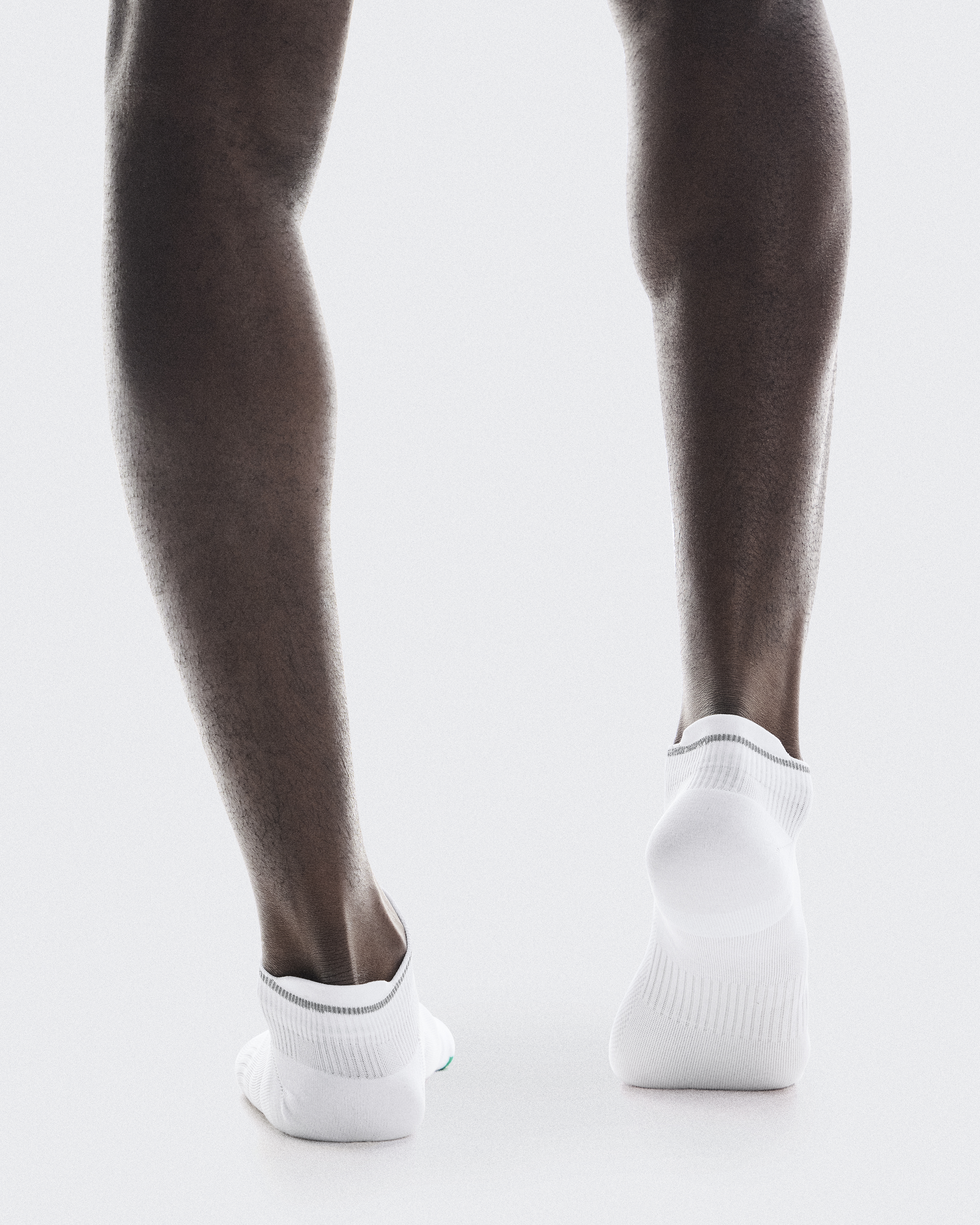 Elite Run Sock Low - White | Ivory