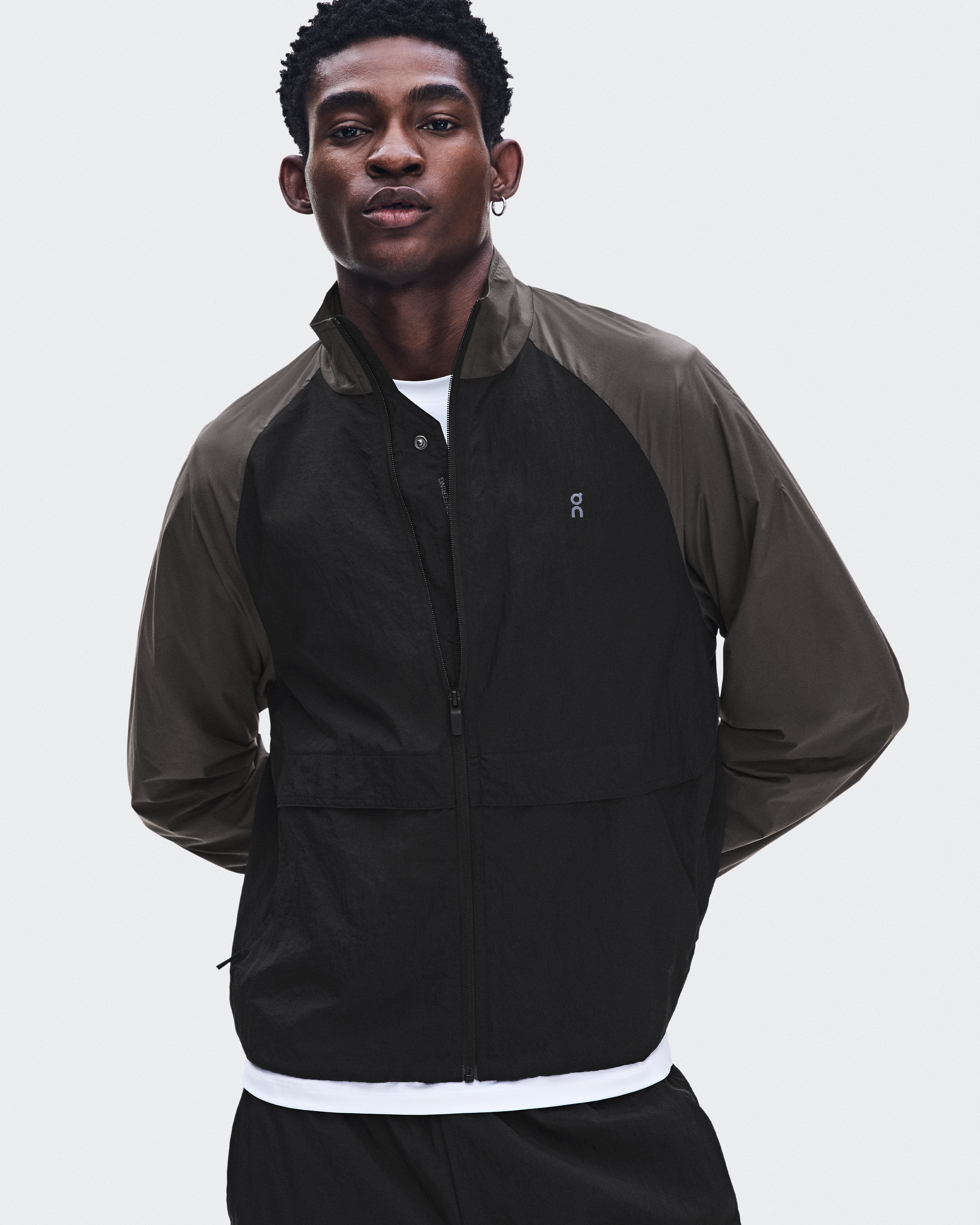 All-Day Track Jacket - Black | Espresso