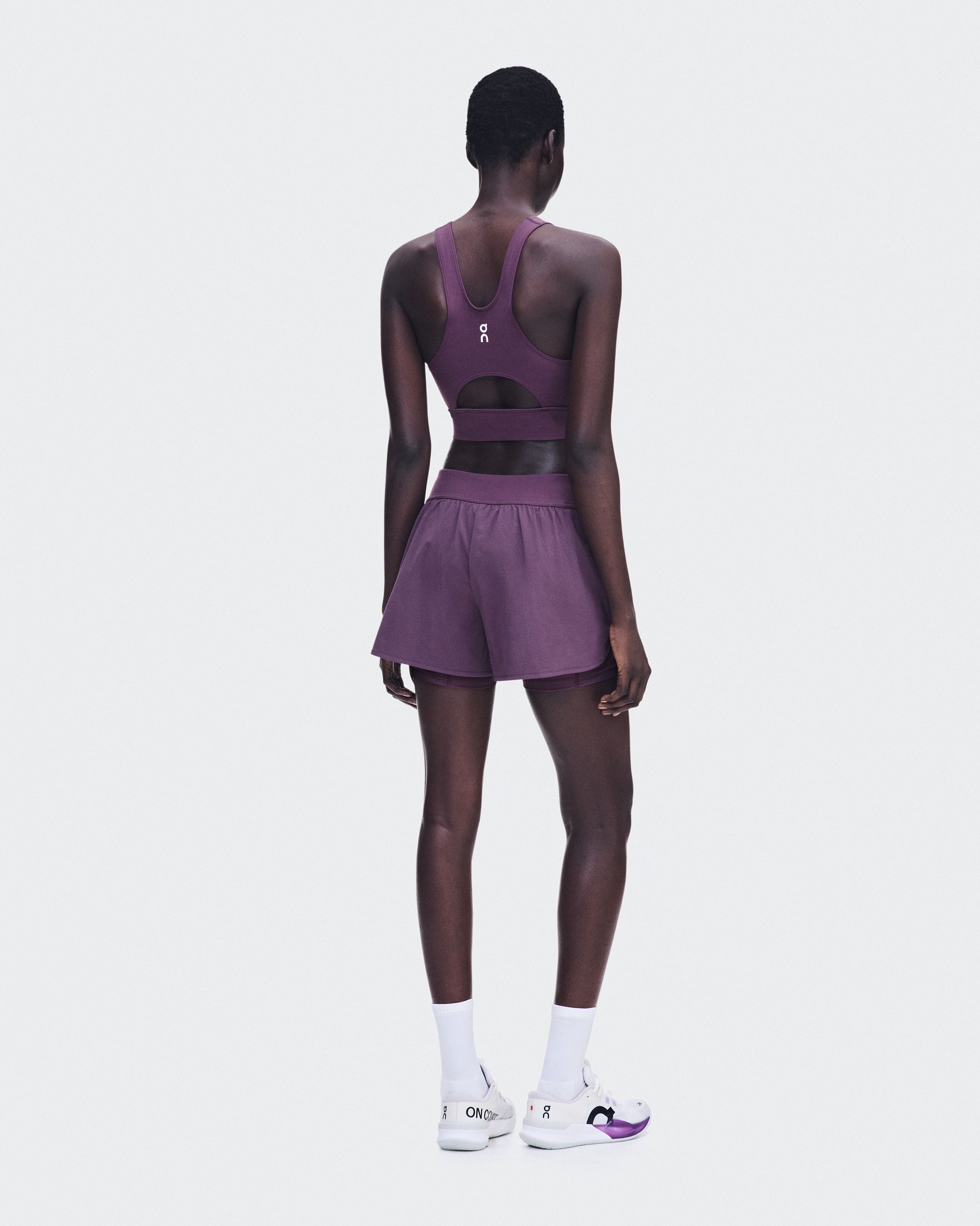 3" Court Shorts 2-in-1 - Cassis