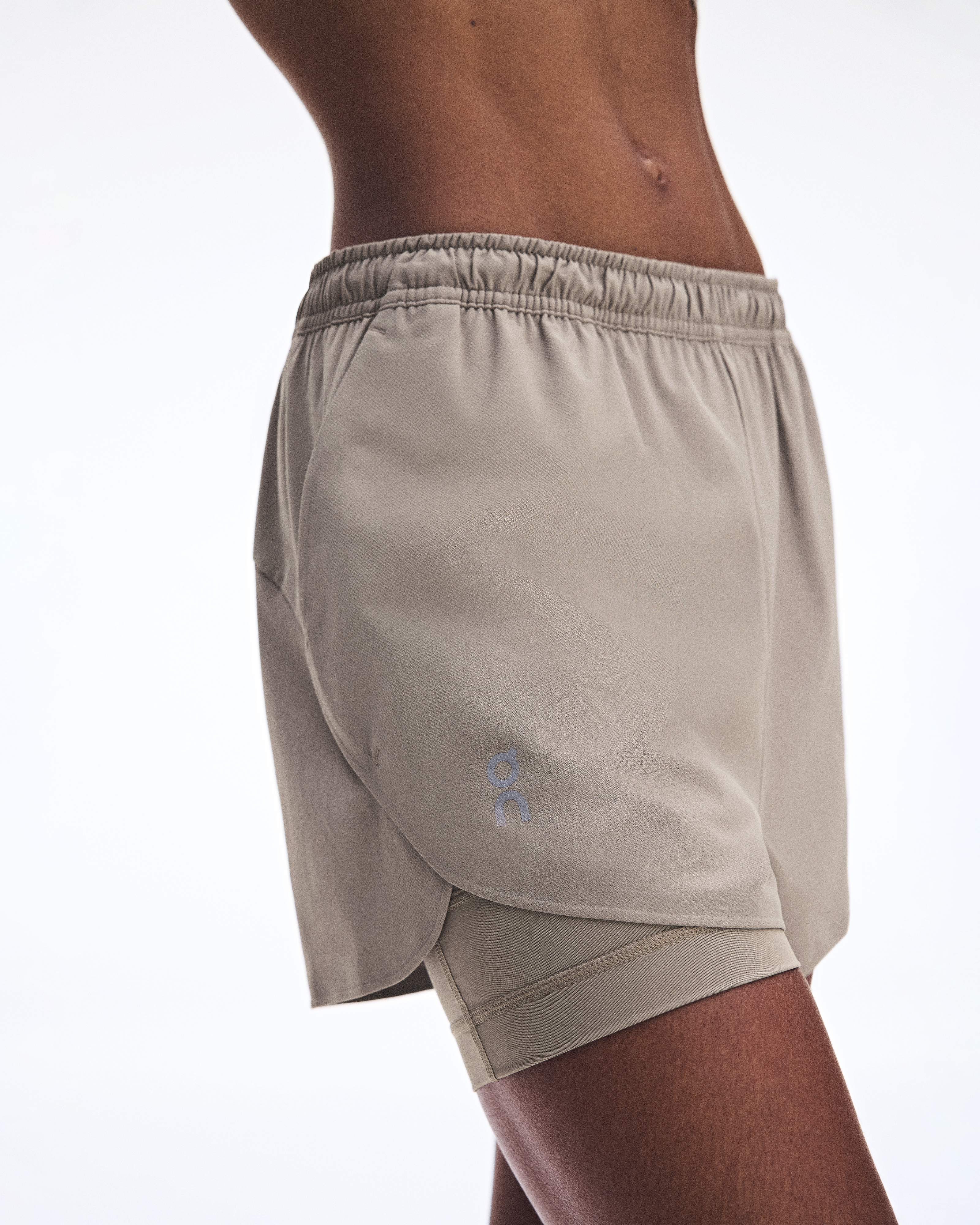 Train 2-in-1 Shorts - Clay