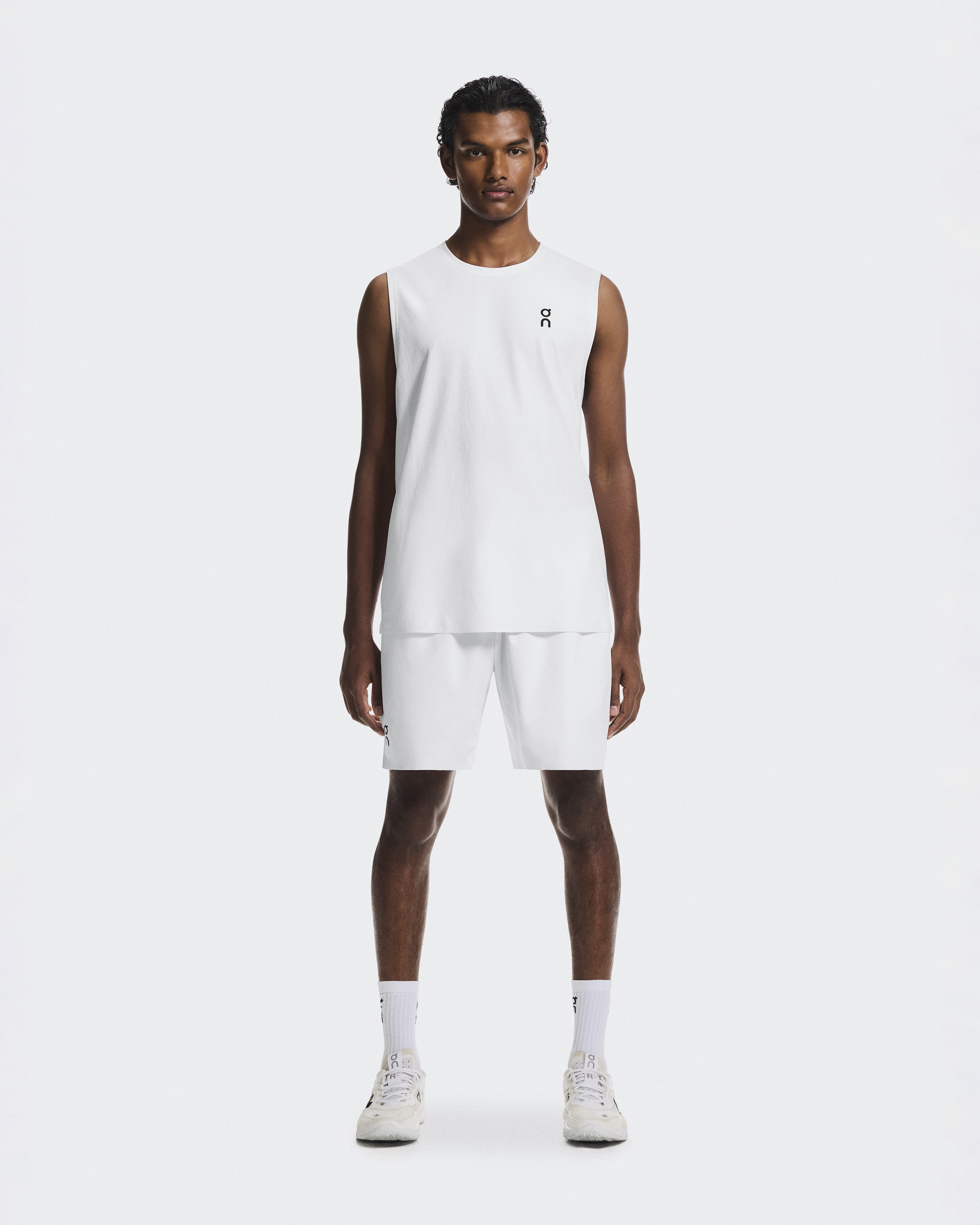 7" Court Shorts - White