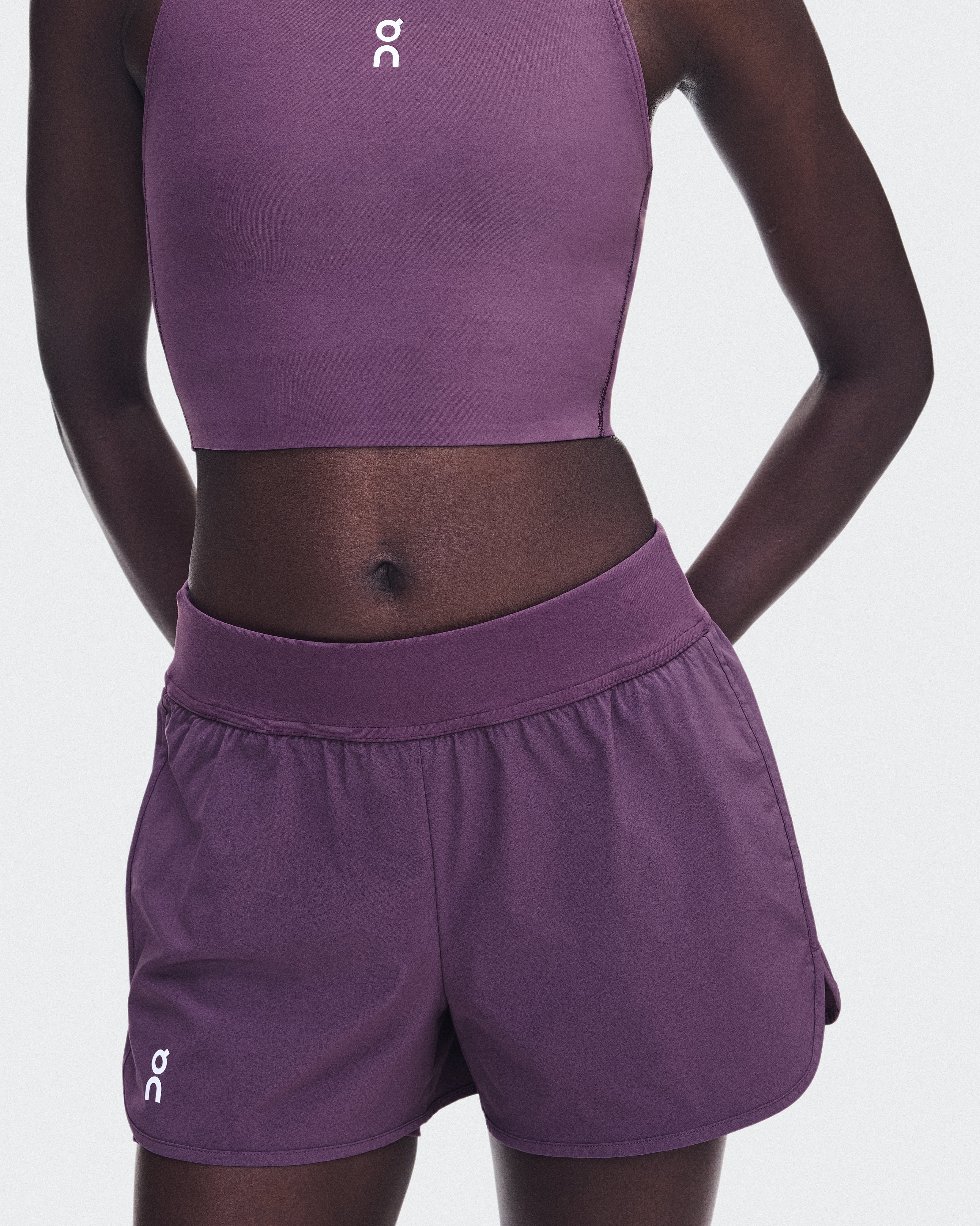 3" Court Shorts 2-in-1 - Cassis