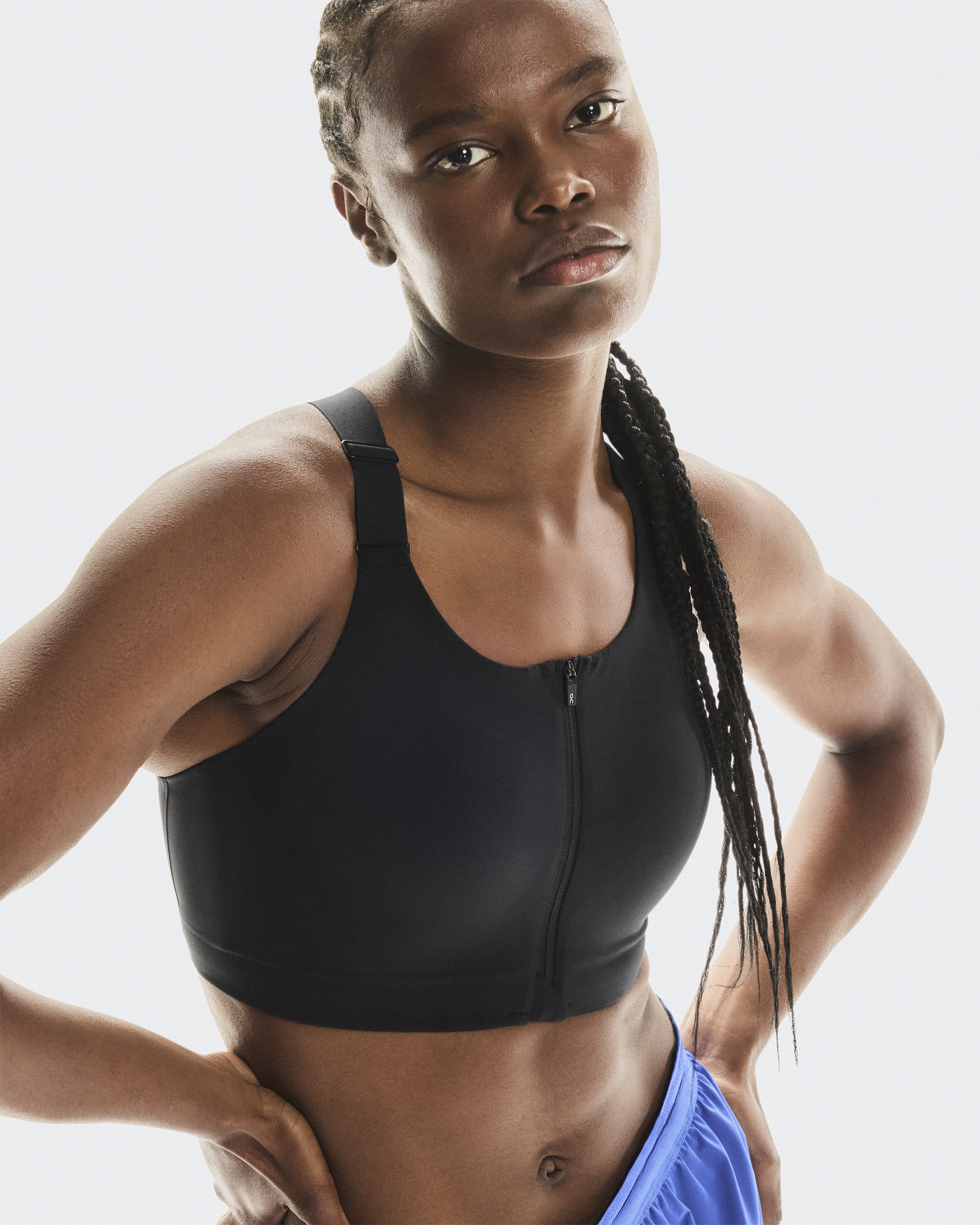 Endurance Bra Zip - Black