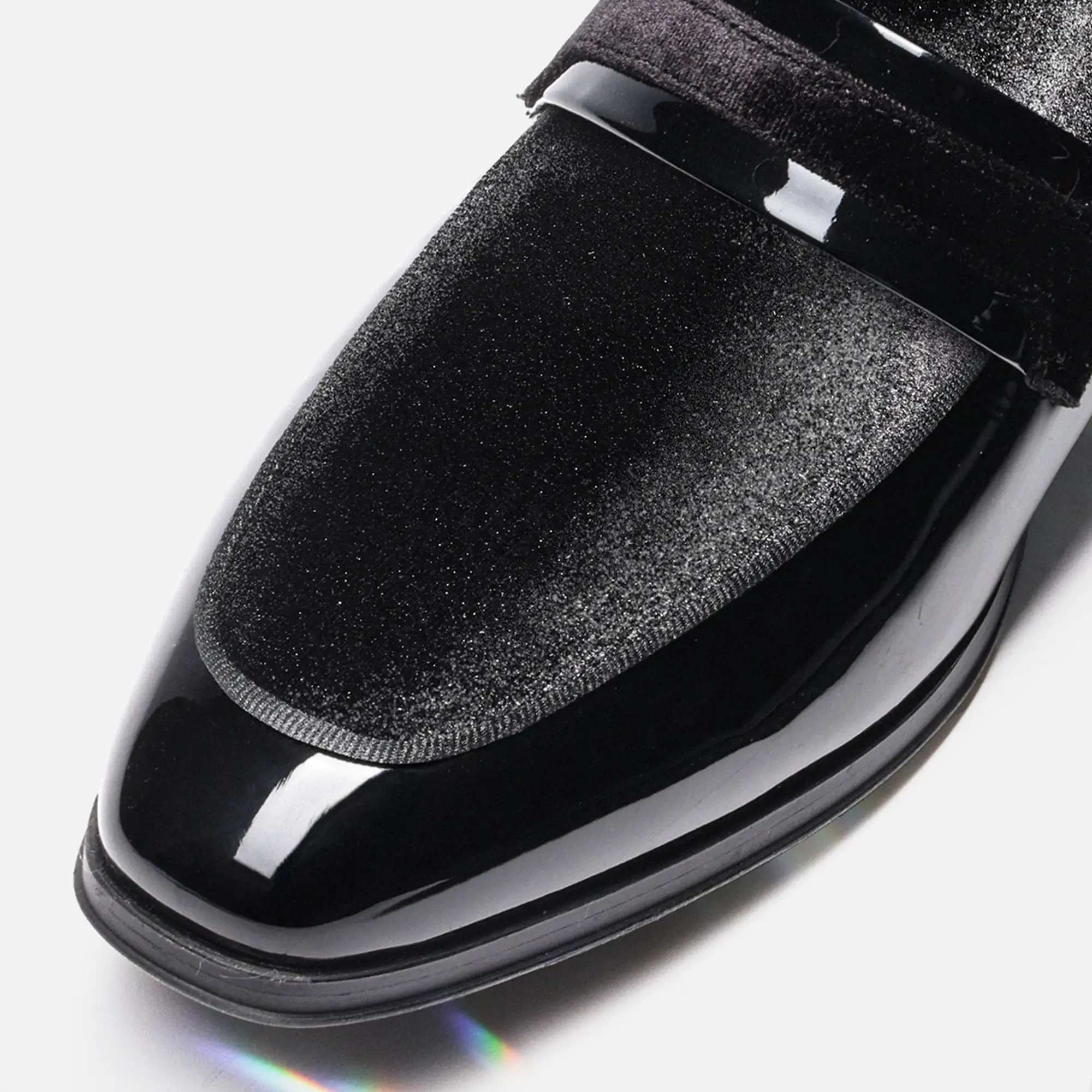 Bruno Marc Formal Men's Patent Loafers - Elegant Tuxedo Shoes