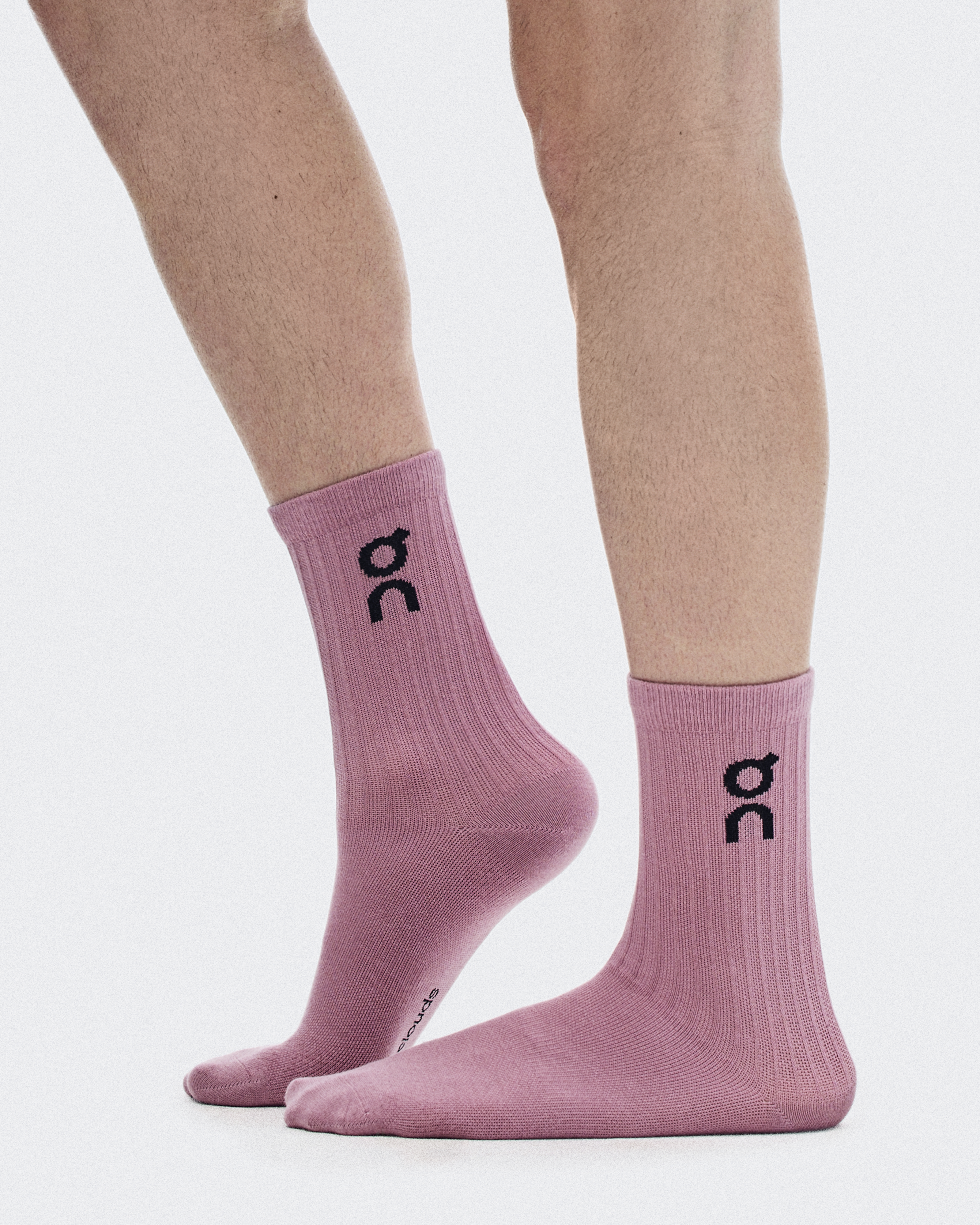 Logo Sock High 3P - Sherbet | Rhodonite