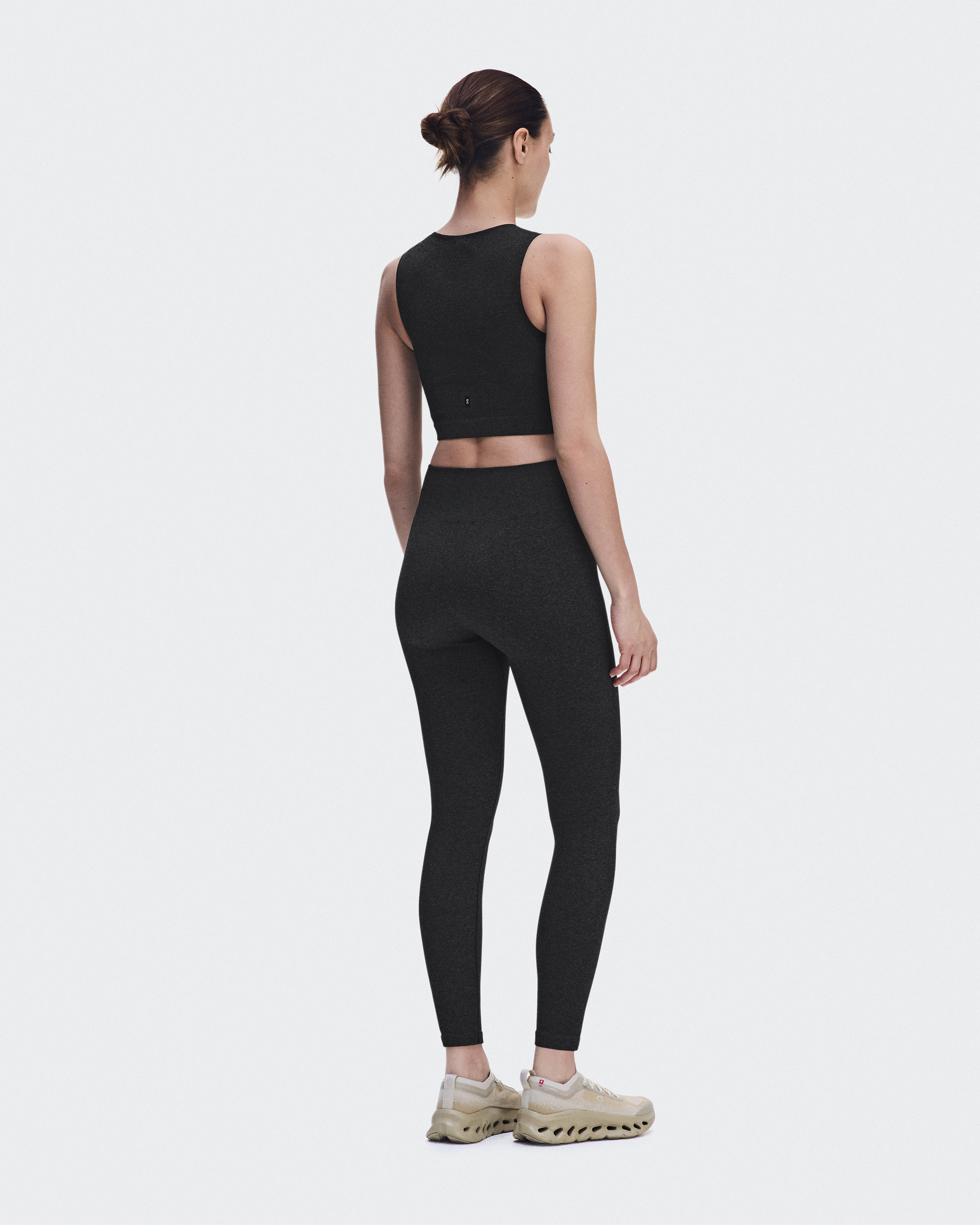 Studio Knit Crop - Ember Heather