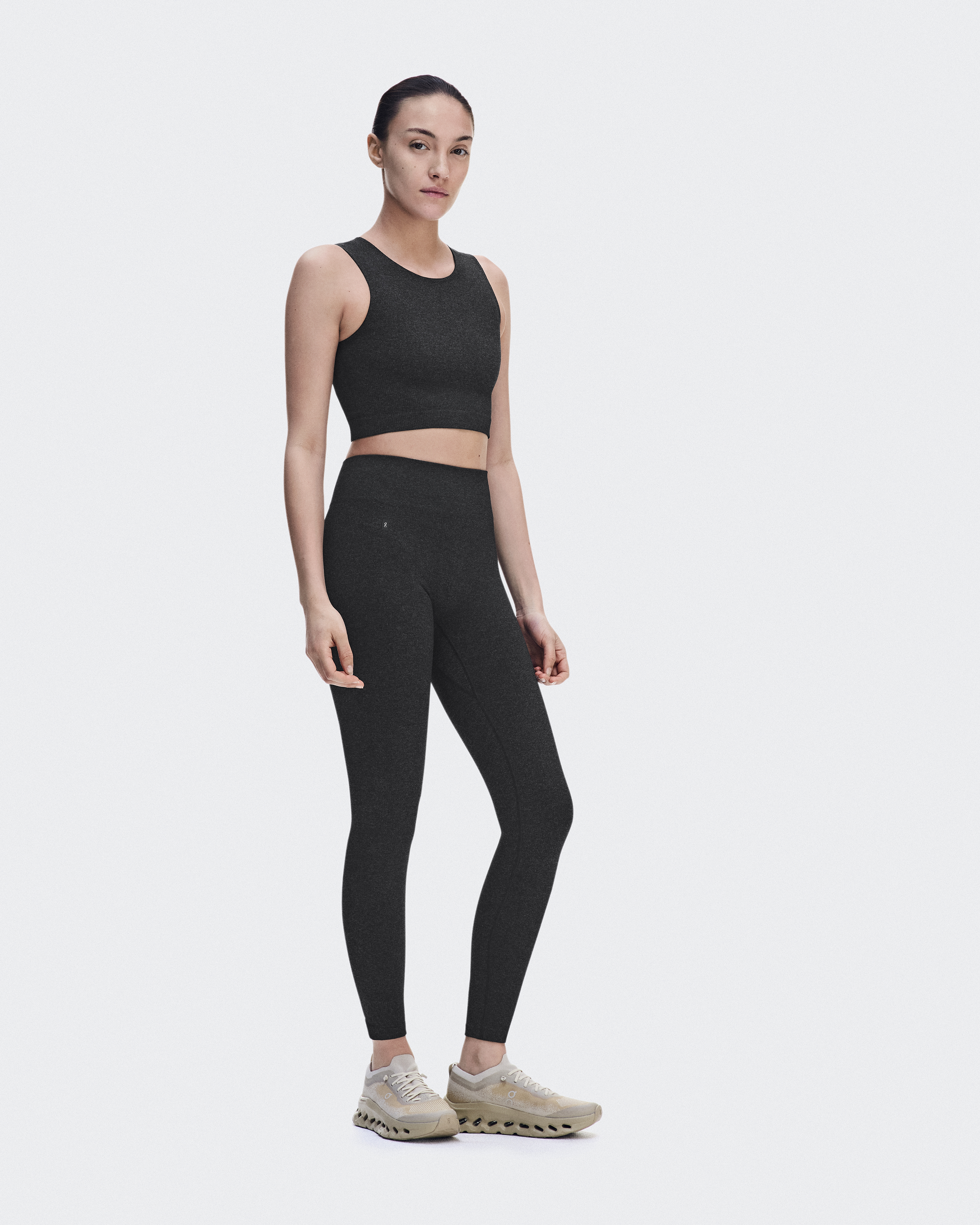 Studio Knit Leggings - Ember Heather