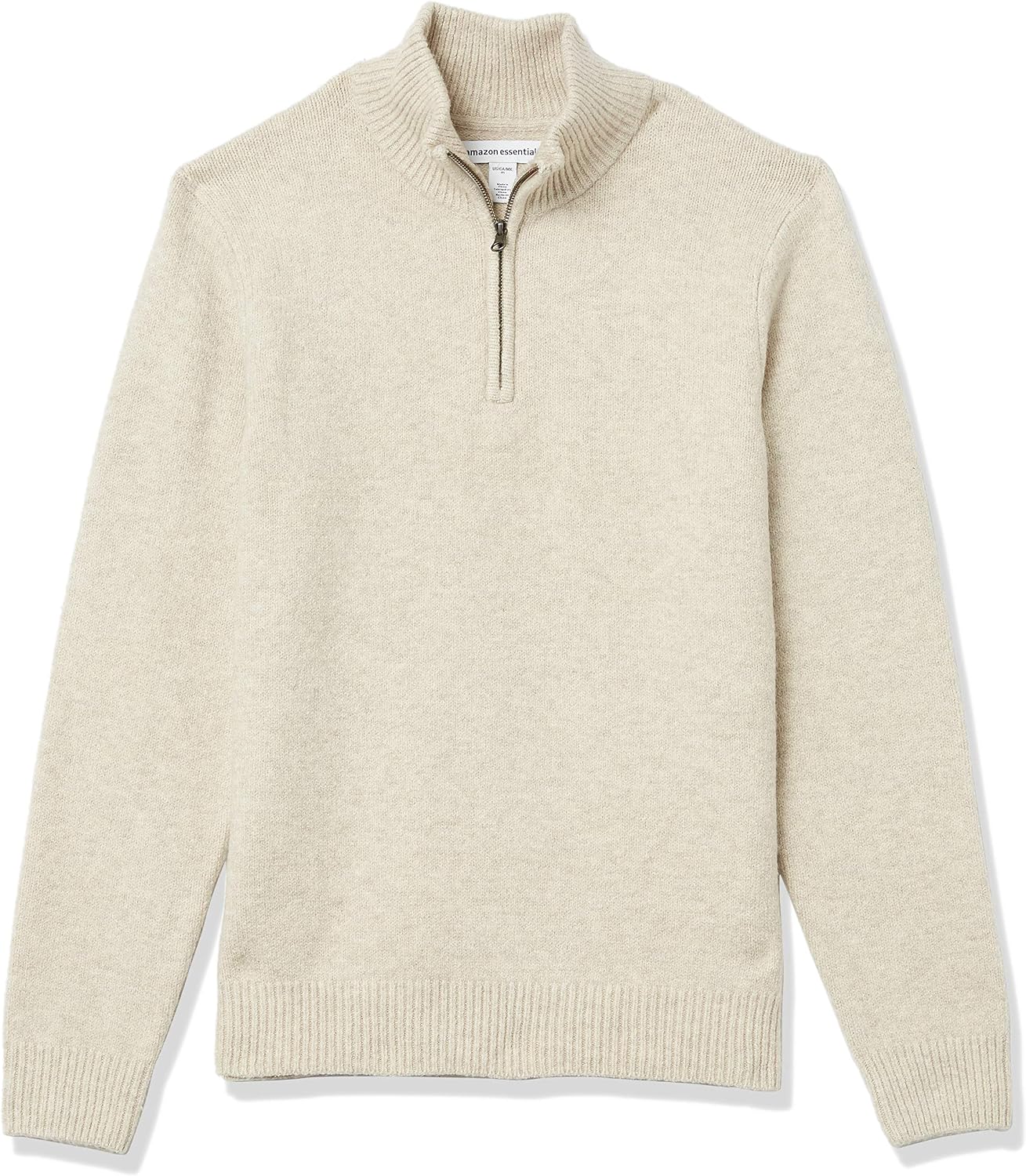 Men's Long-Sleeve Soft Touch Quarter-Zip Sweater