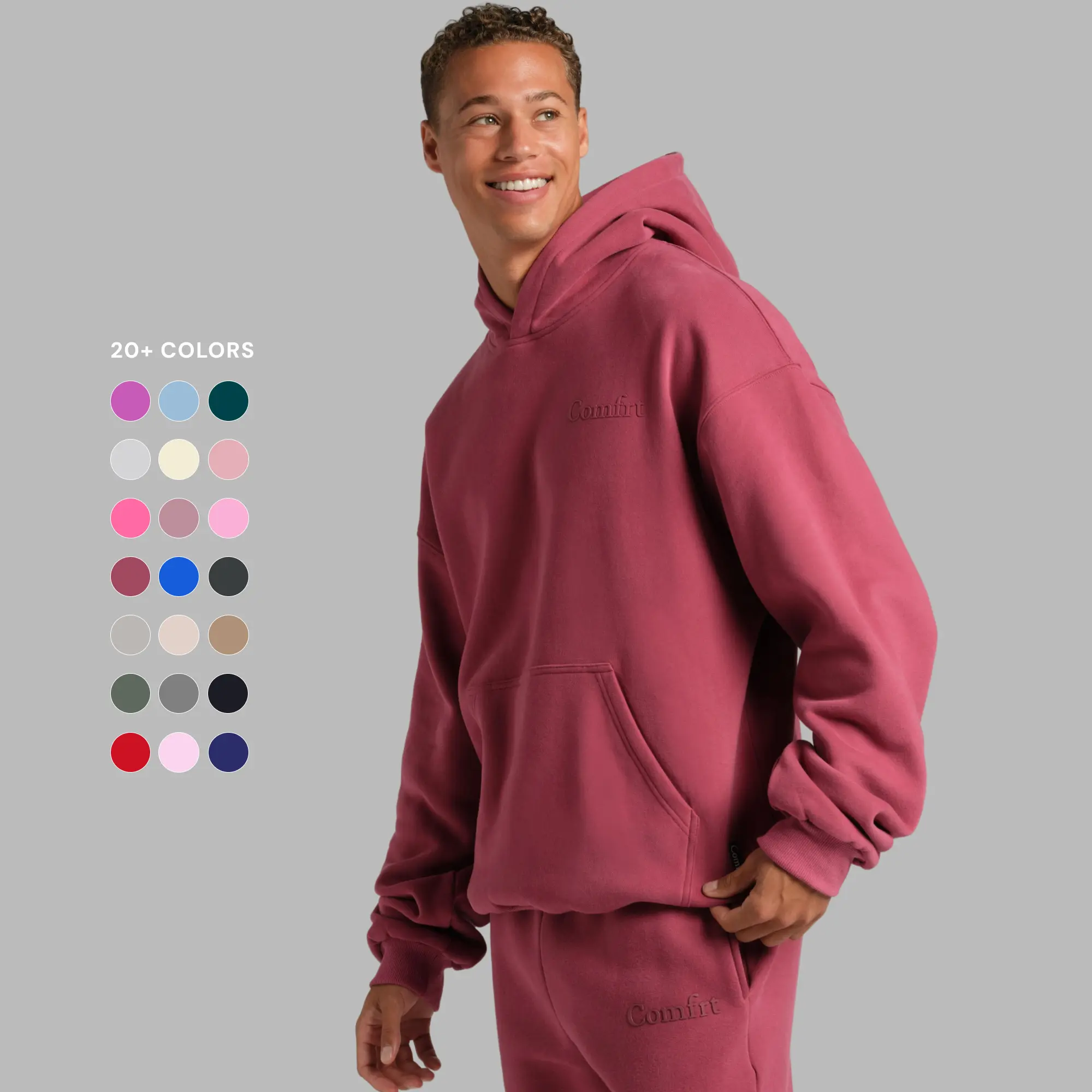 Oversized Minimalist Hoodie - Super Soft Cotton Blend