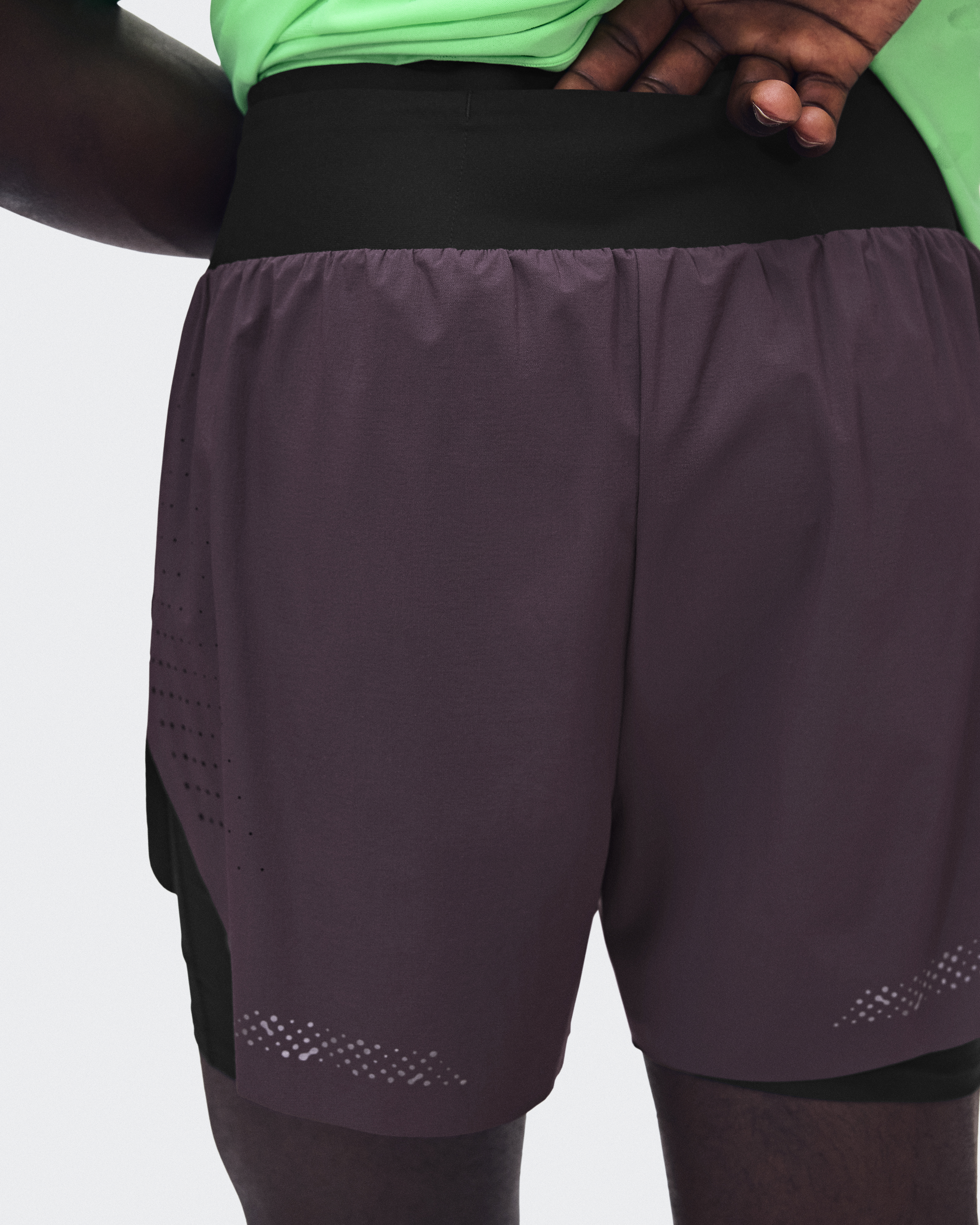 Zero 2-in-1 Shorts - Urchin | Black
