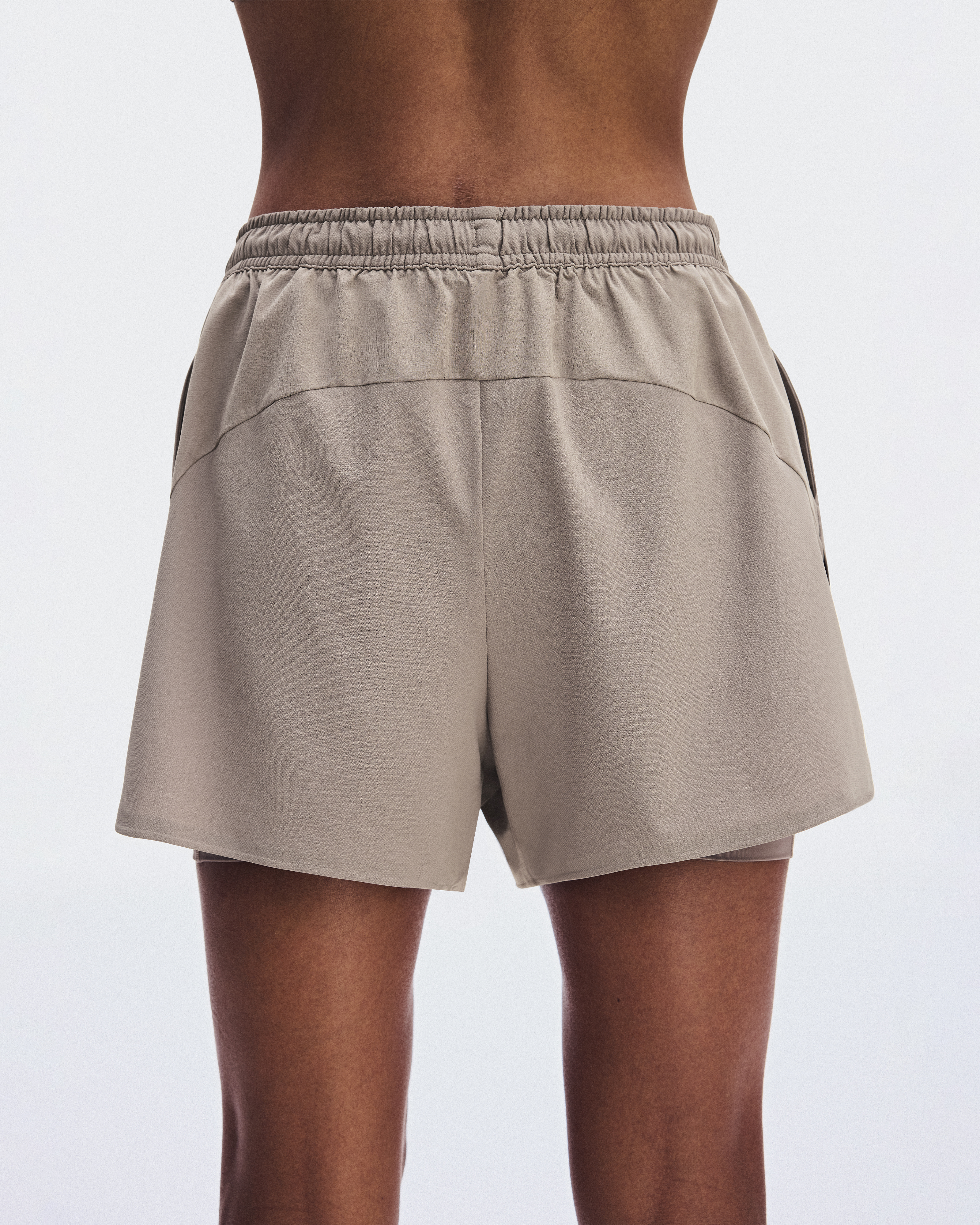 Train 2-in-1 Shorts - Clay