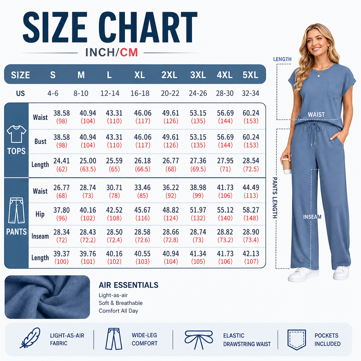 🔥Women's Casual Summer Travel 2 Piece Set