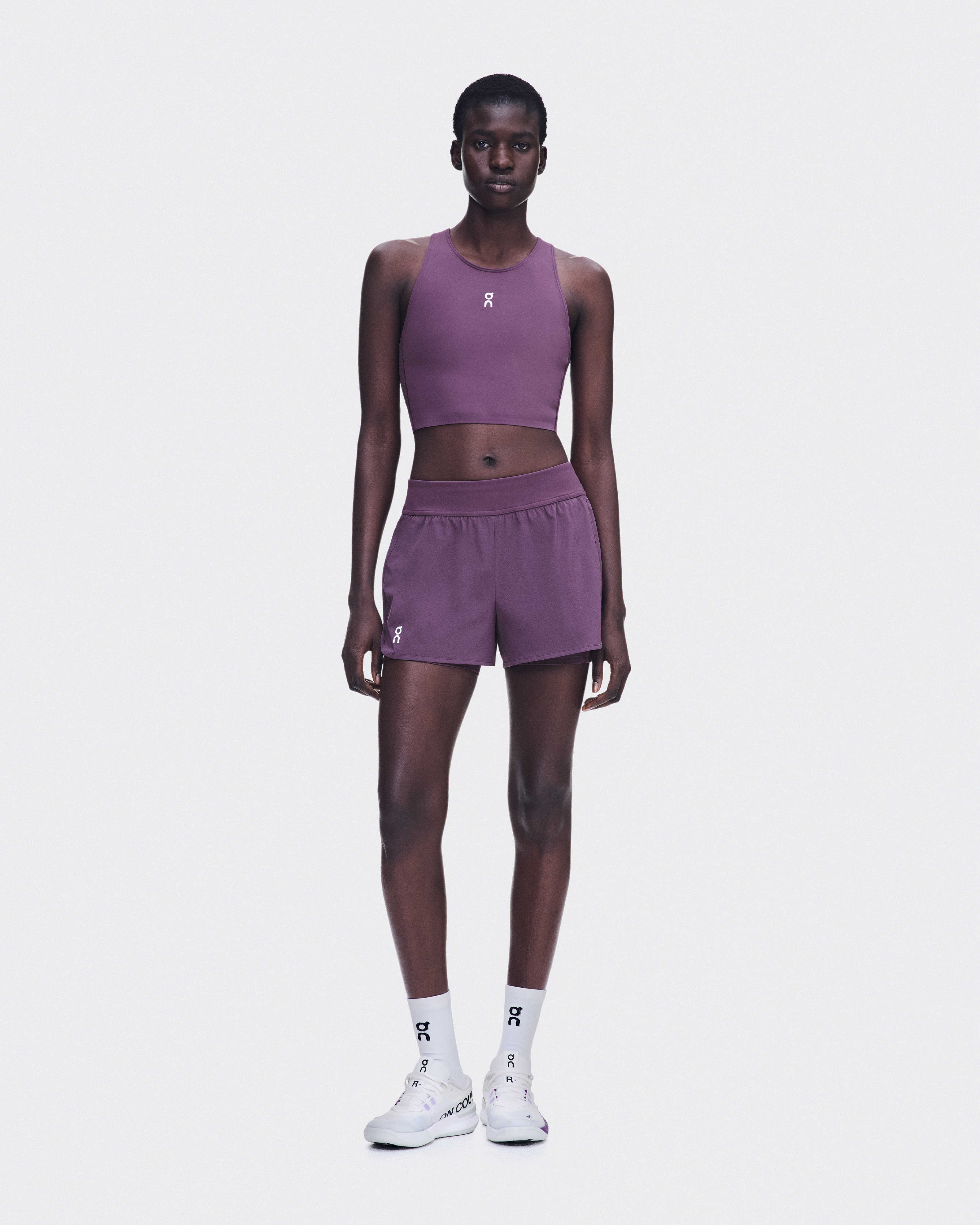 Court Crop Top - Cassis