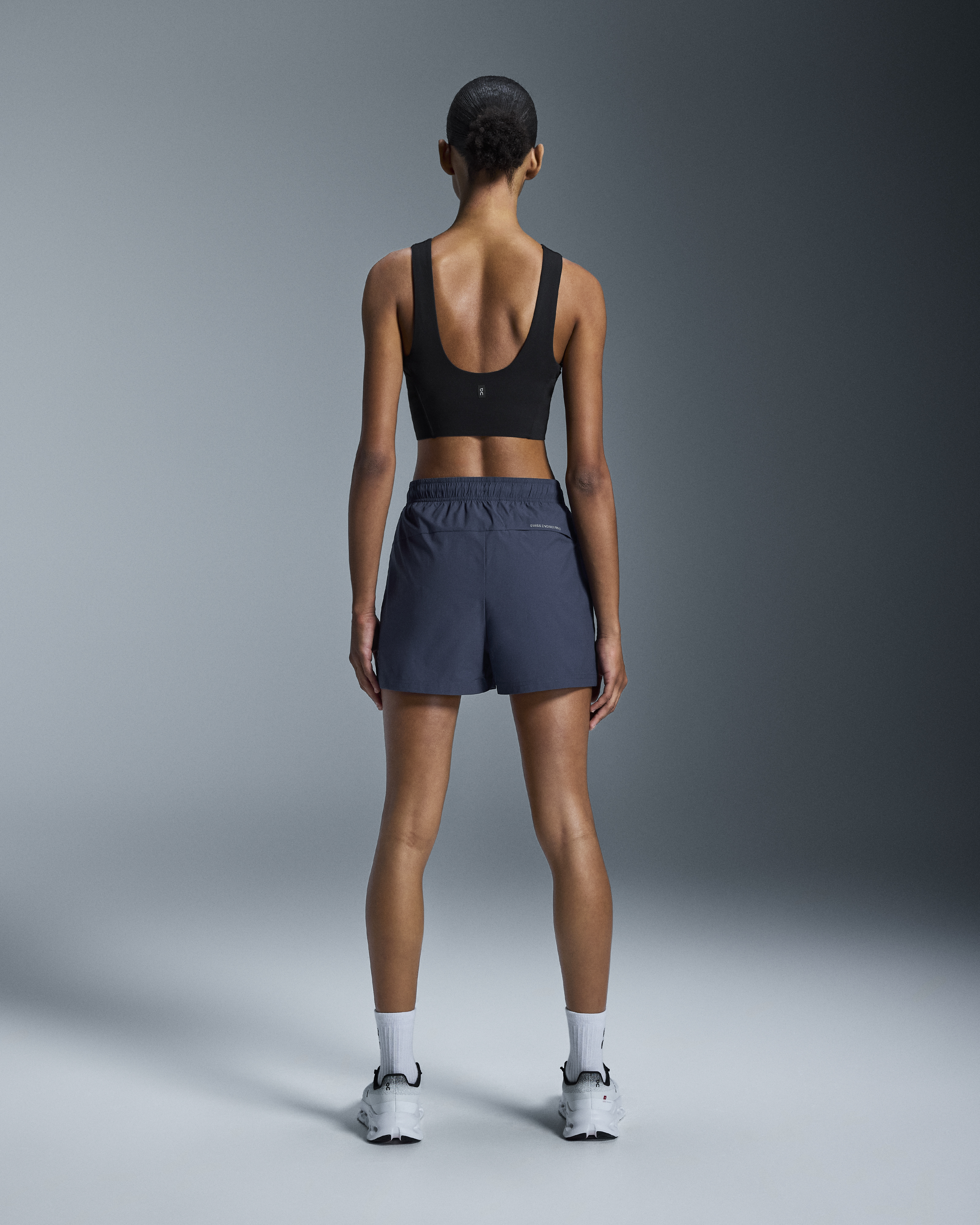 Core 2-in-1 Crop - Black