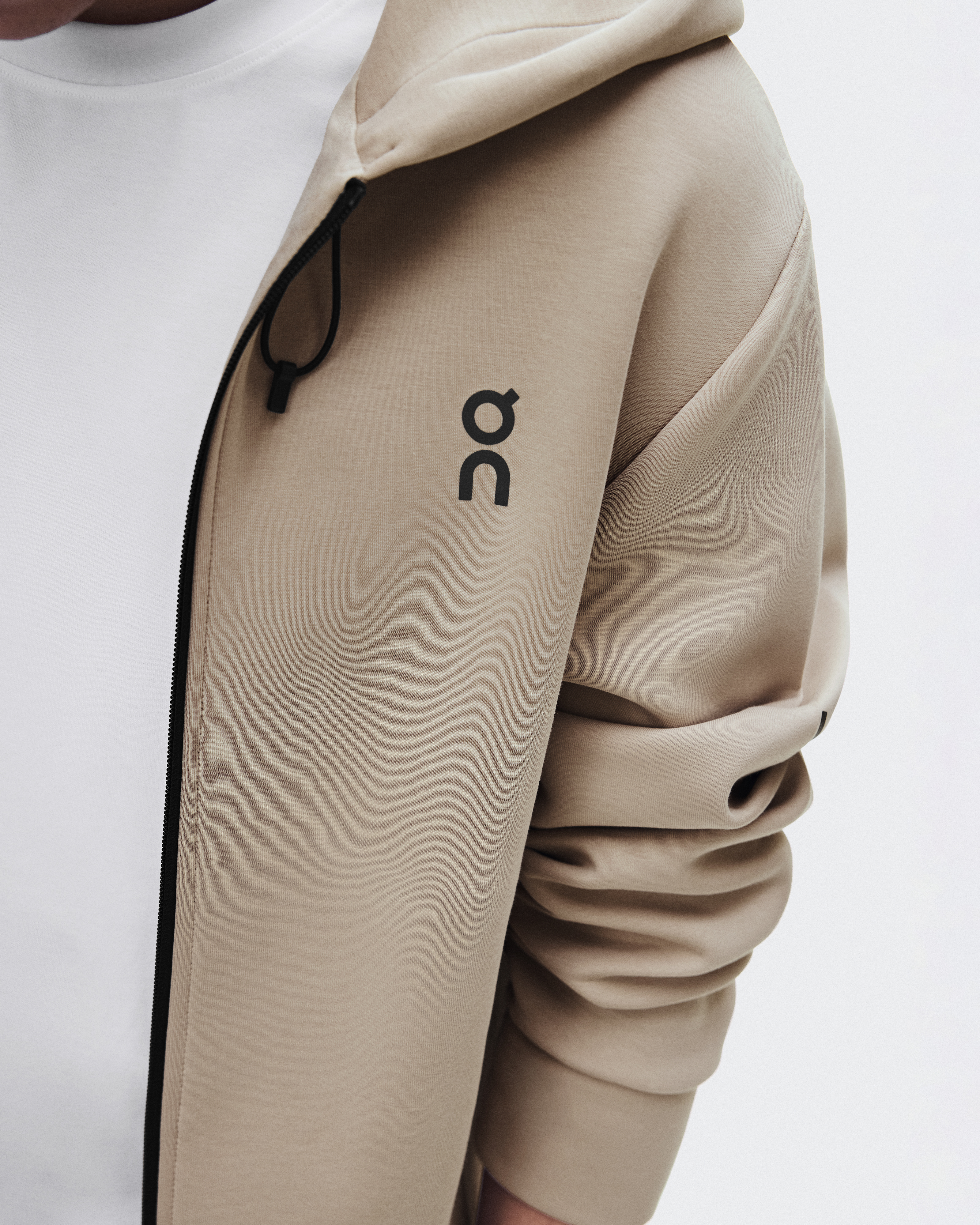 Focus Tech Zip Hoodie - Desert