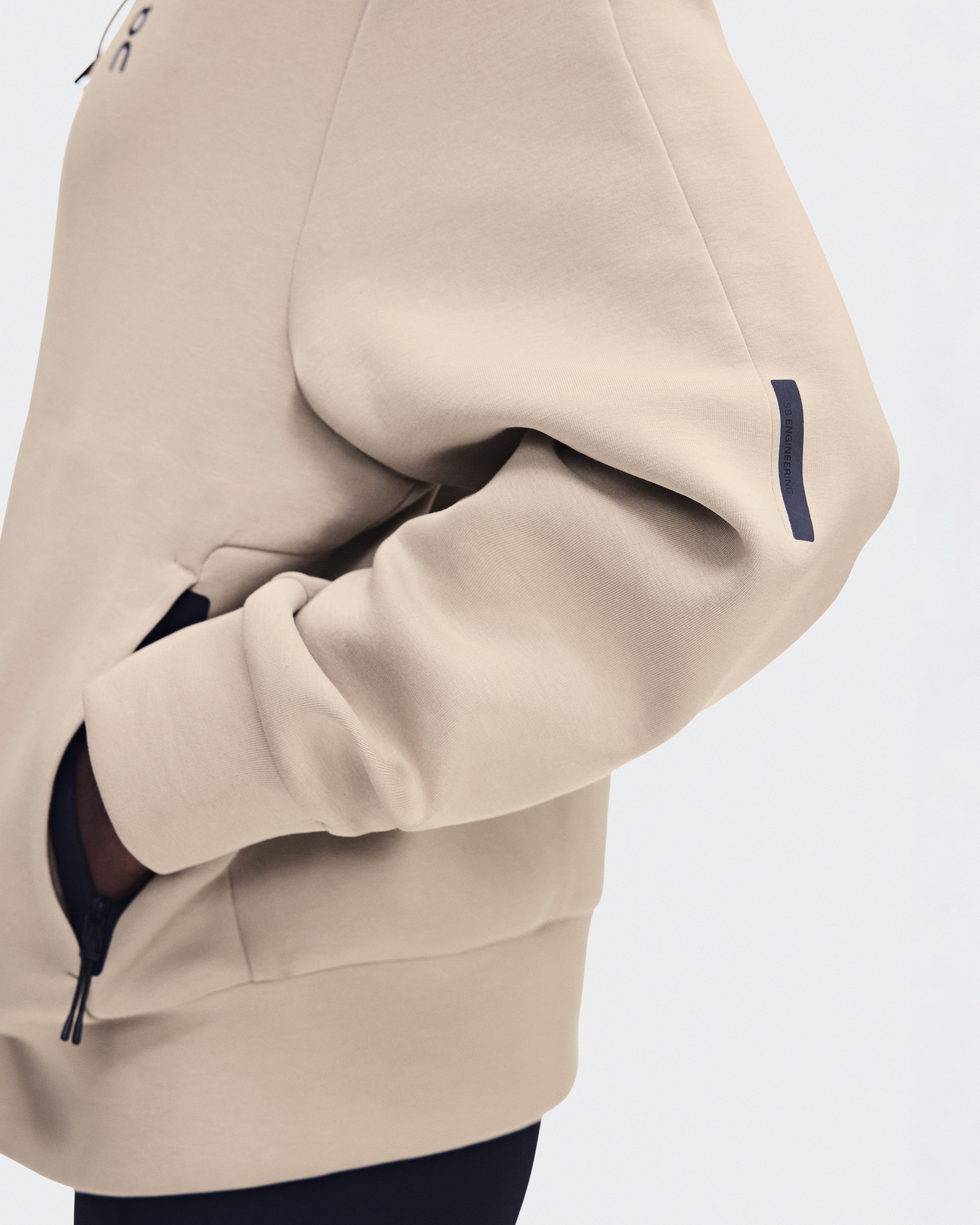 Focus Tech Zip Hoodie - Desert