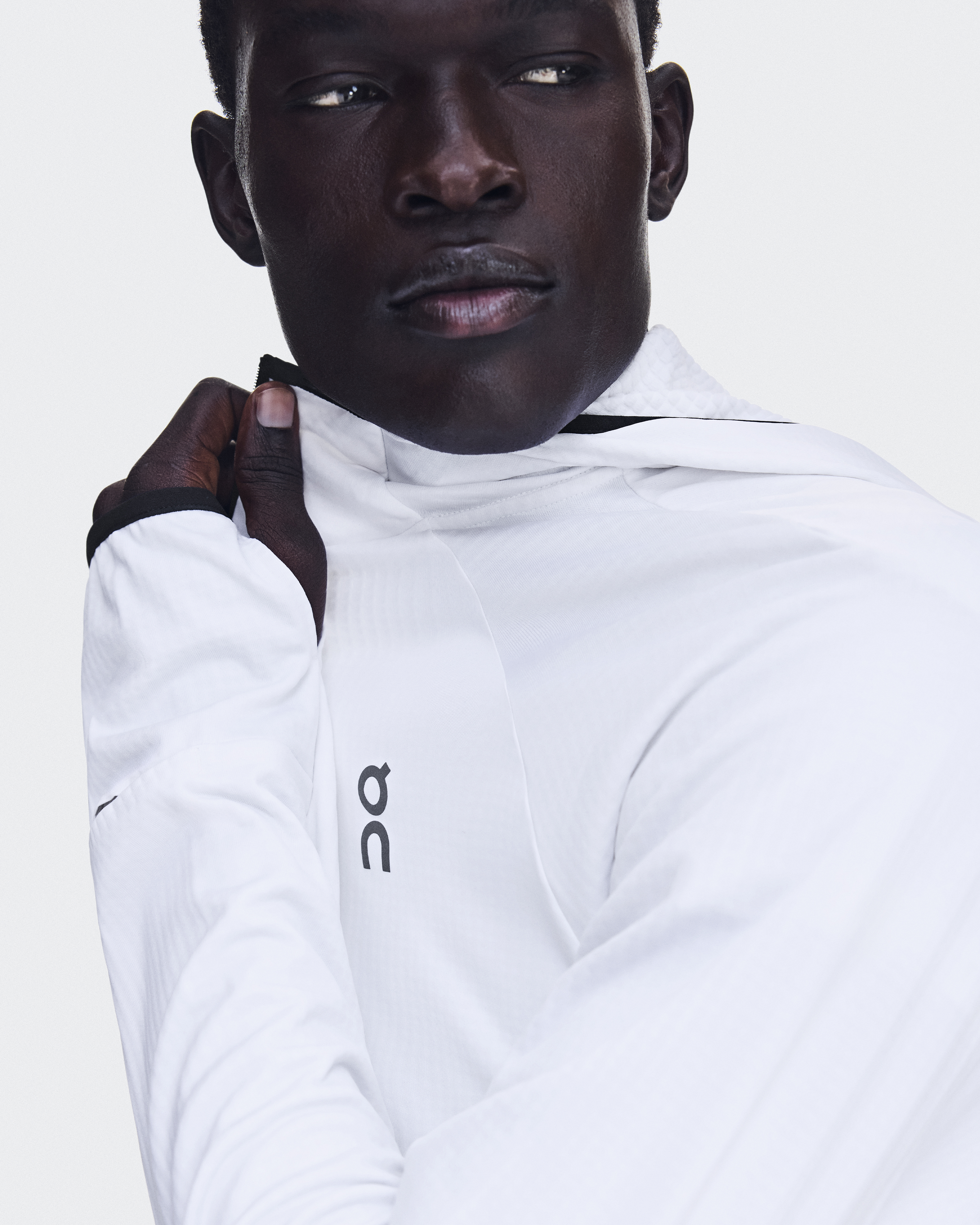 Climate Zip Hoodie - White