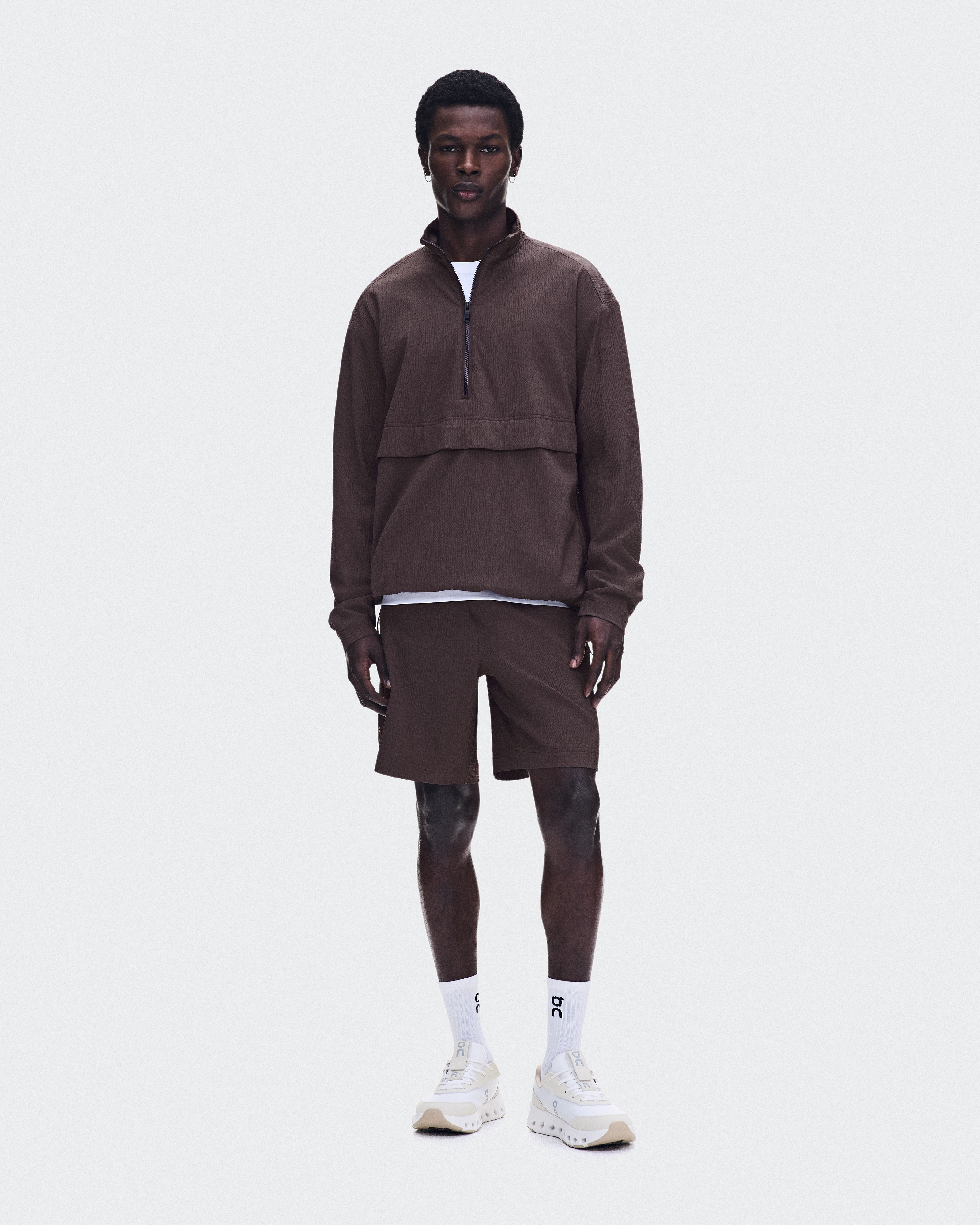 Courtside 1/2 Zip Eaze - Mulberry