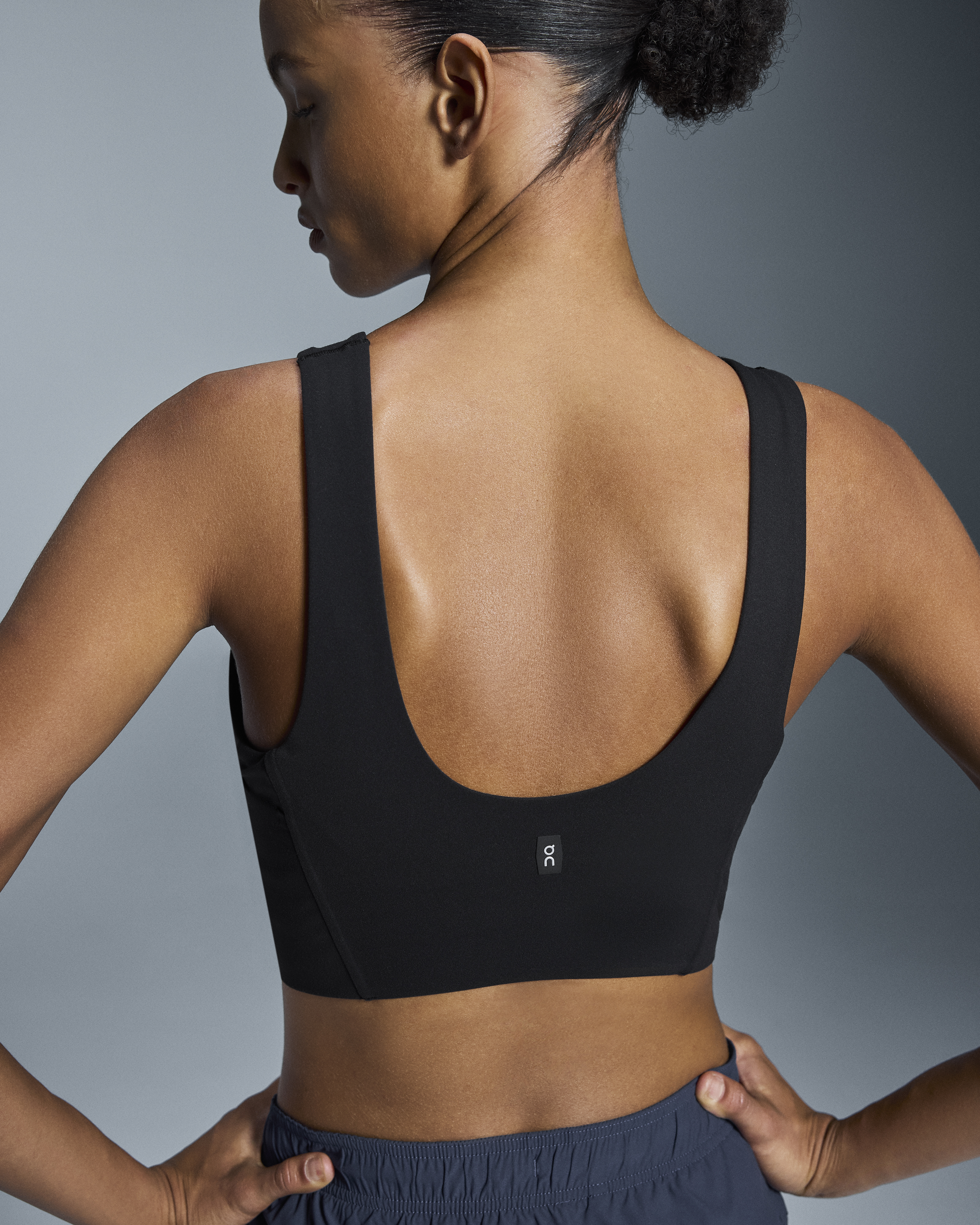 Core 2-in-1 Crop - Black