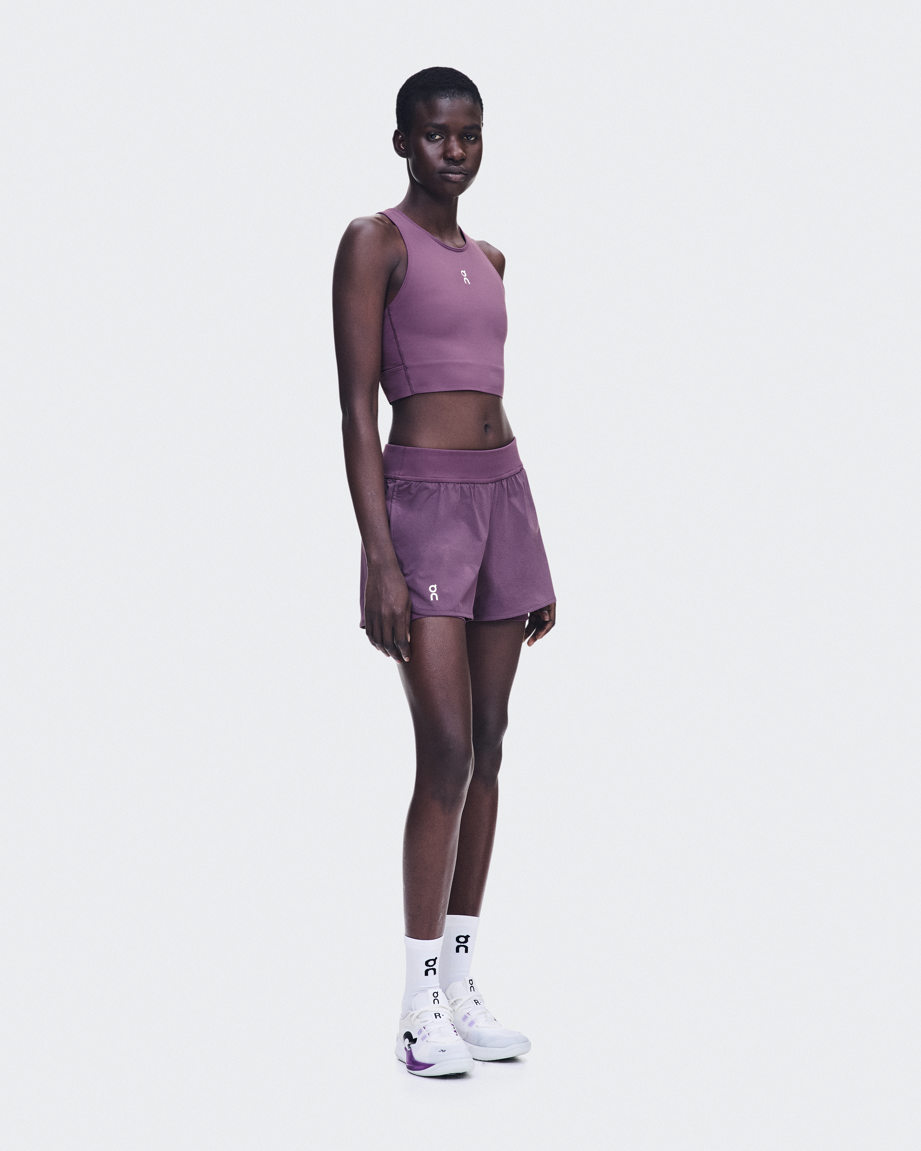 3" Court Shorts 2-in-1 - Cassis