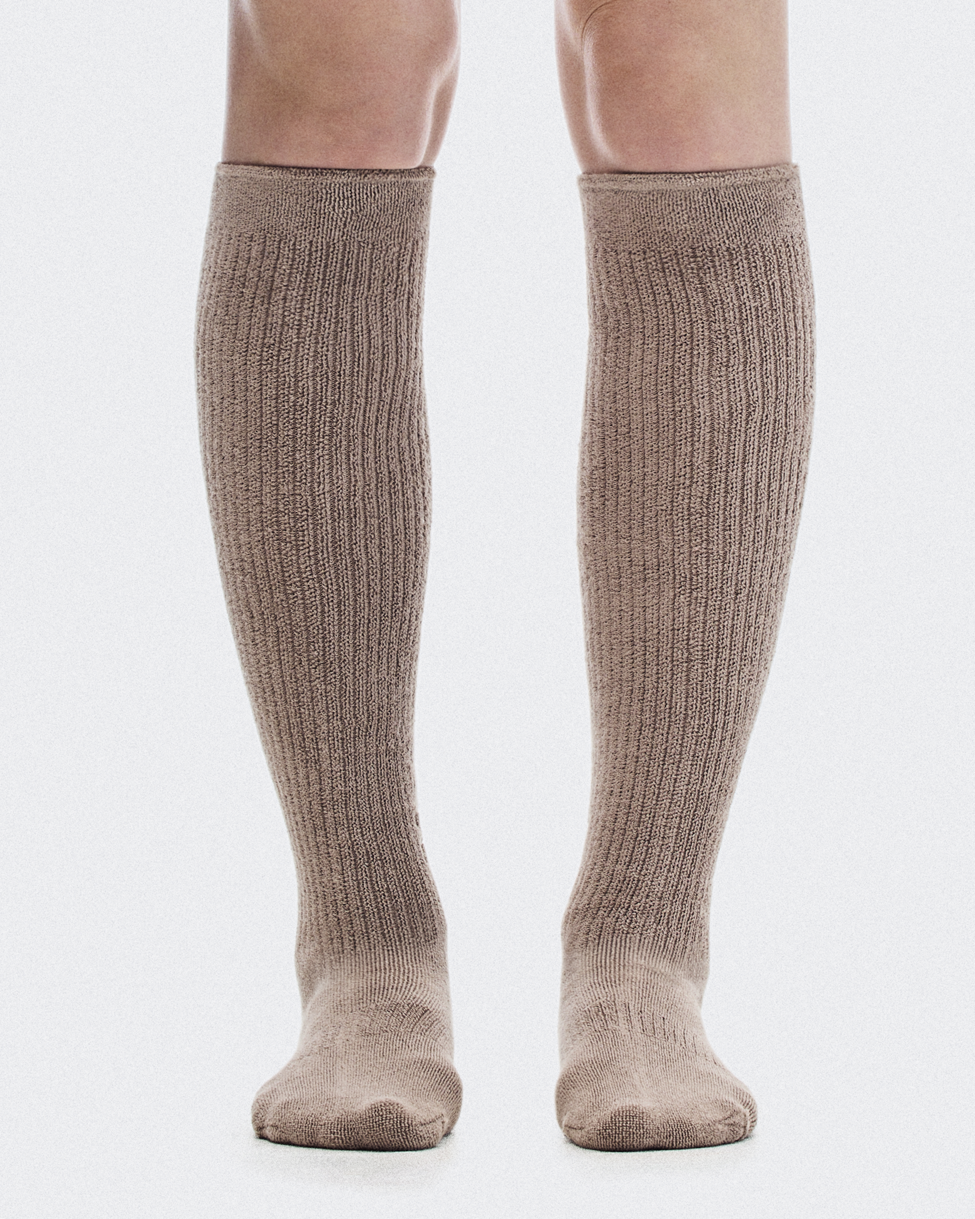 Terry Sock Knee High - Clay