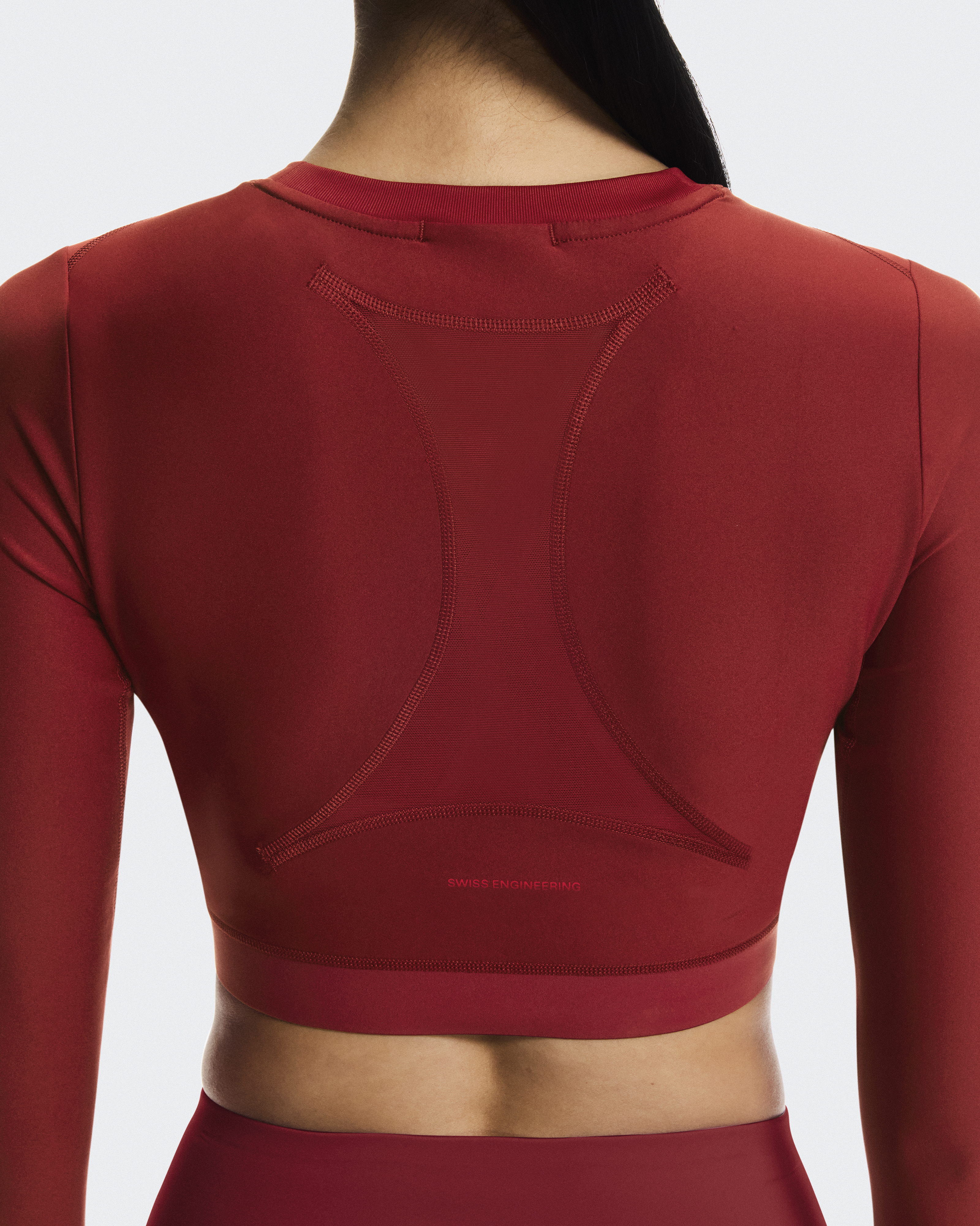 Train Long Sleeve Crop Year of the Horse - Sienna