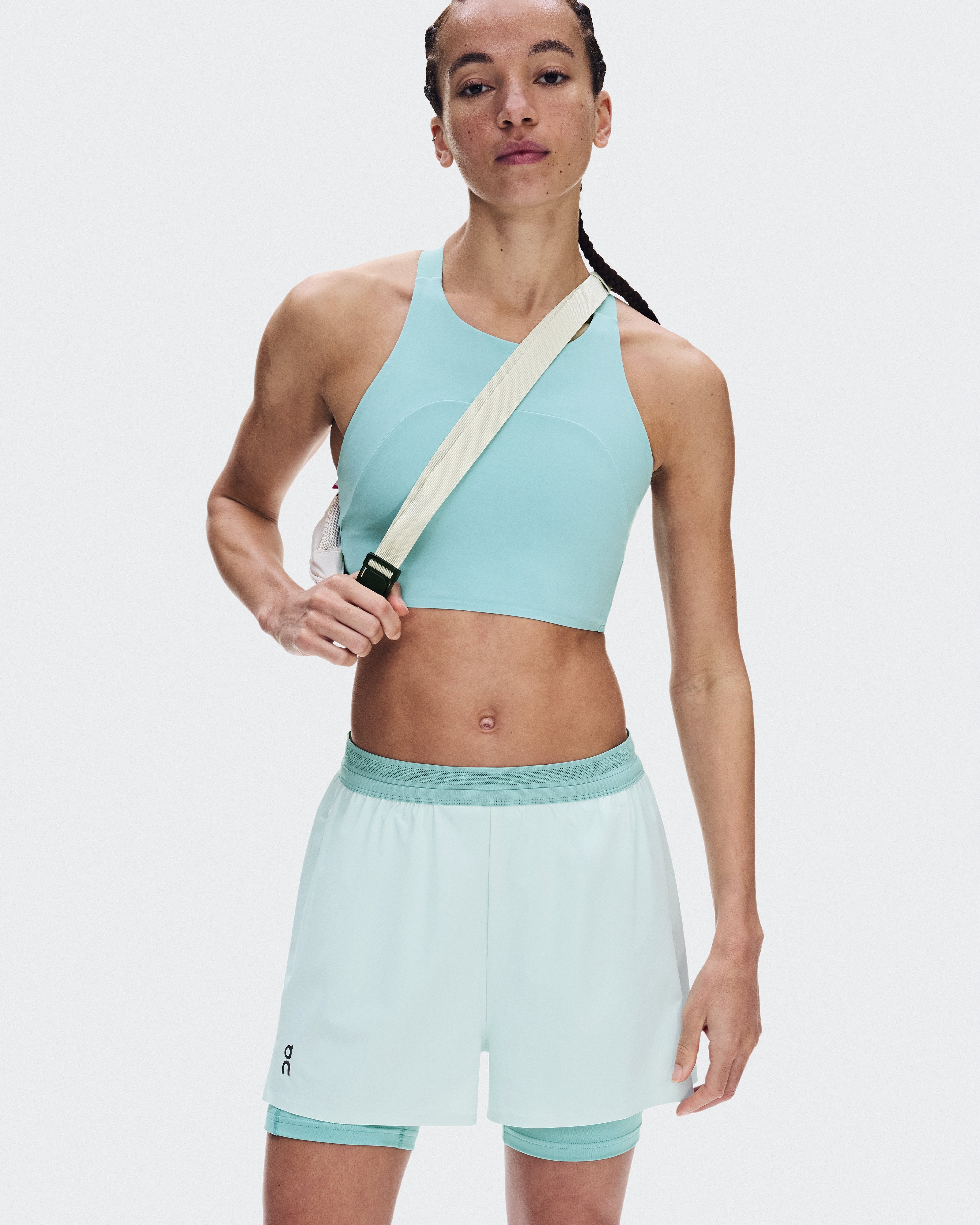 3" Performance 2/1 Shorts - Flurry | Aquamarine
