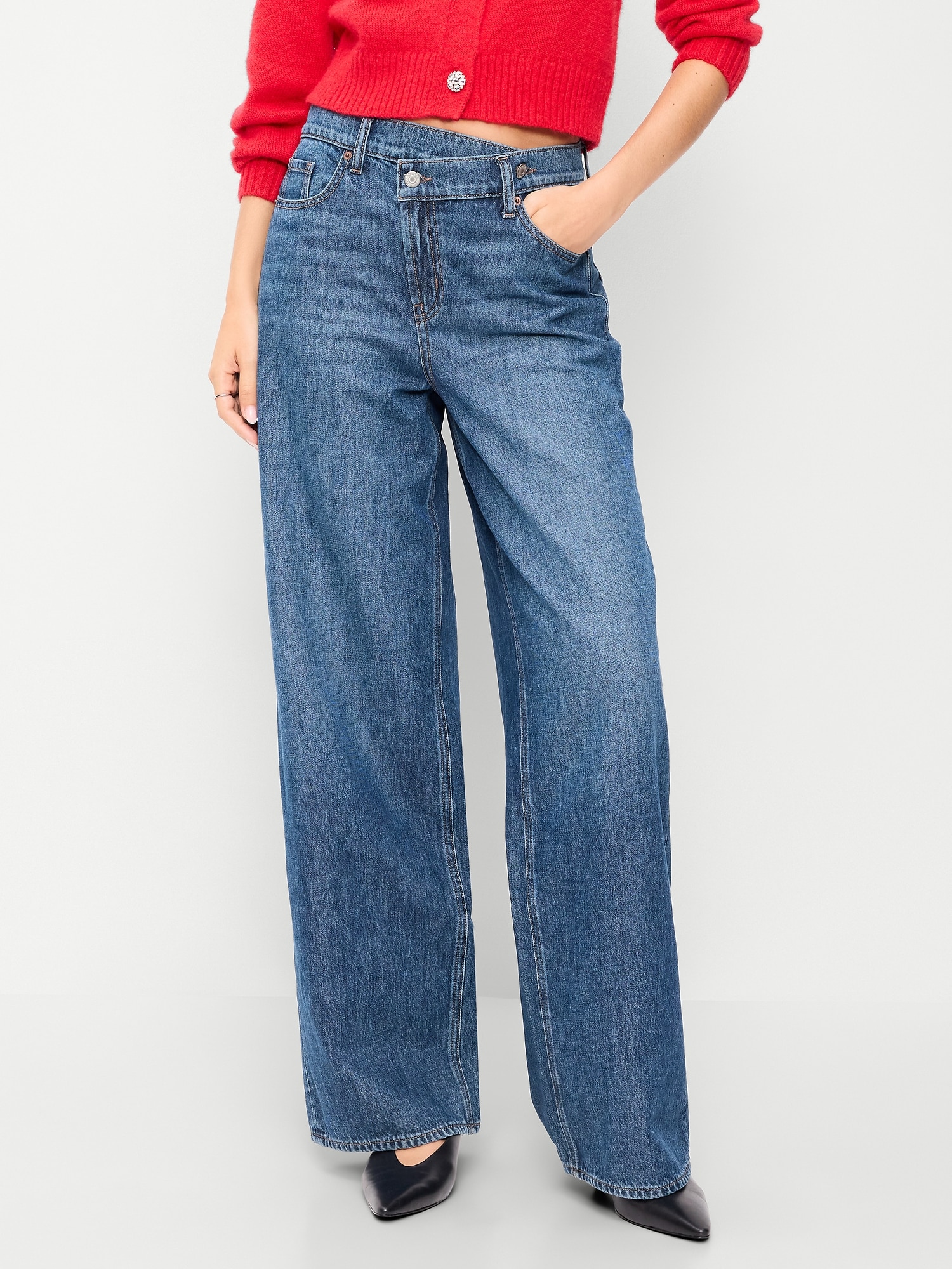High-Waisted Baggy Wide-Leg Jeans - Bekkah - image 2