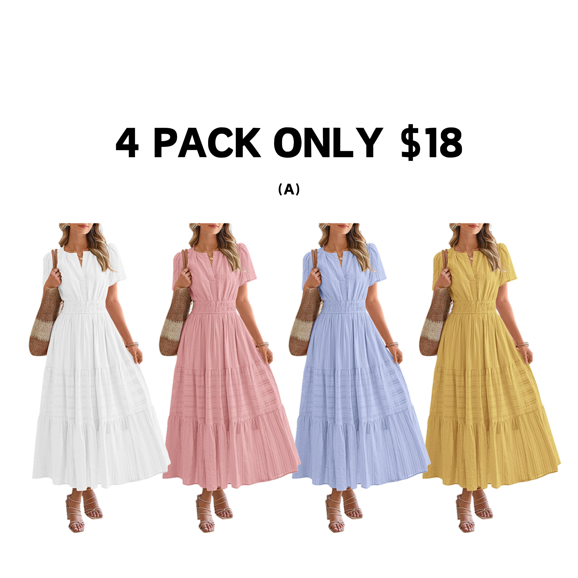 🔥Women's Casual  Maxi Dresses Lightweight