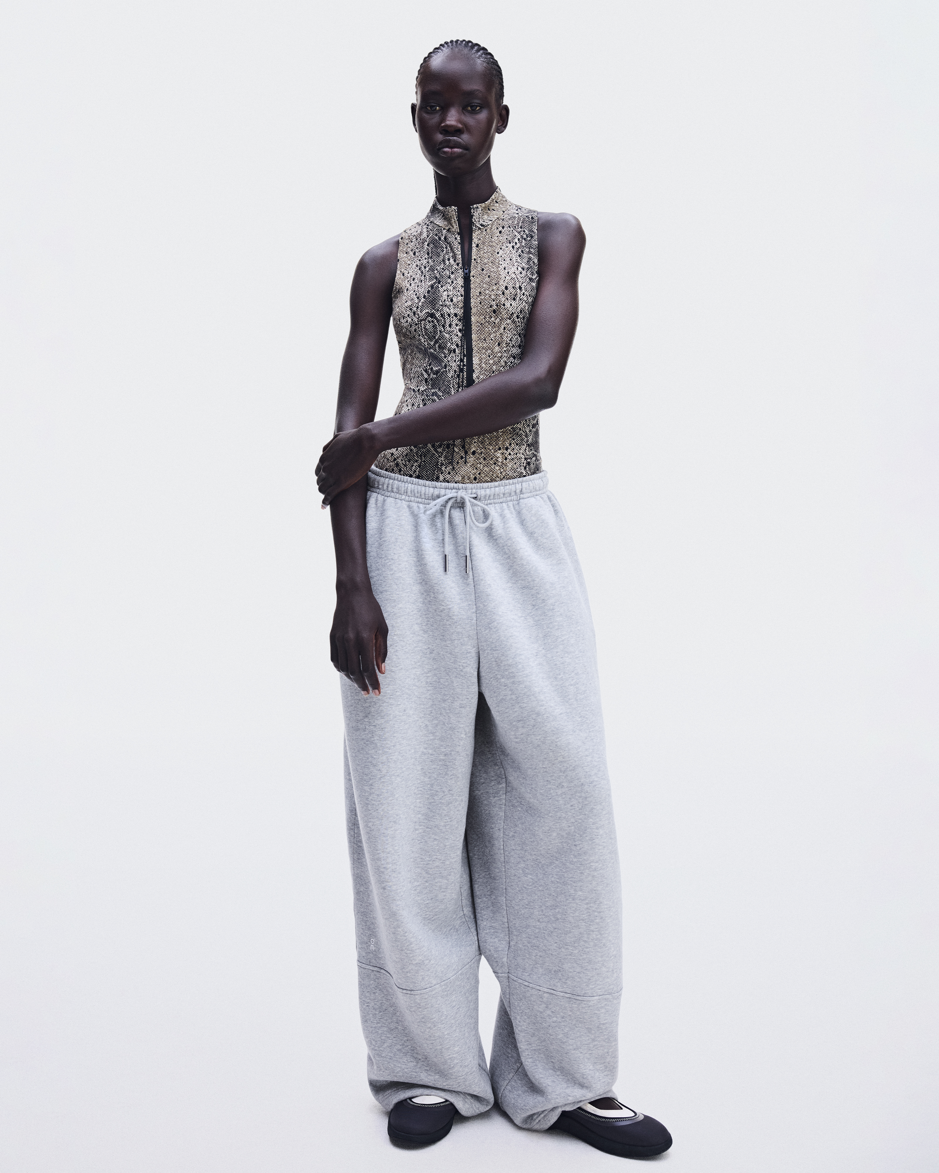 Oversized Sweatpants - Alloy Heather
