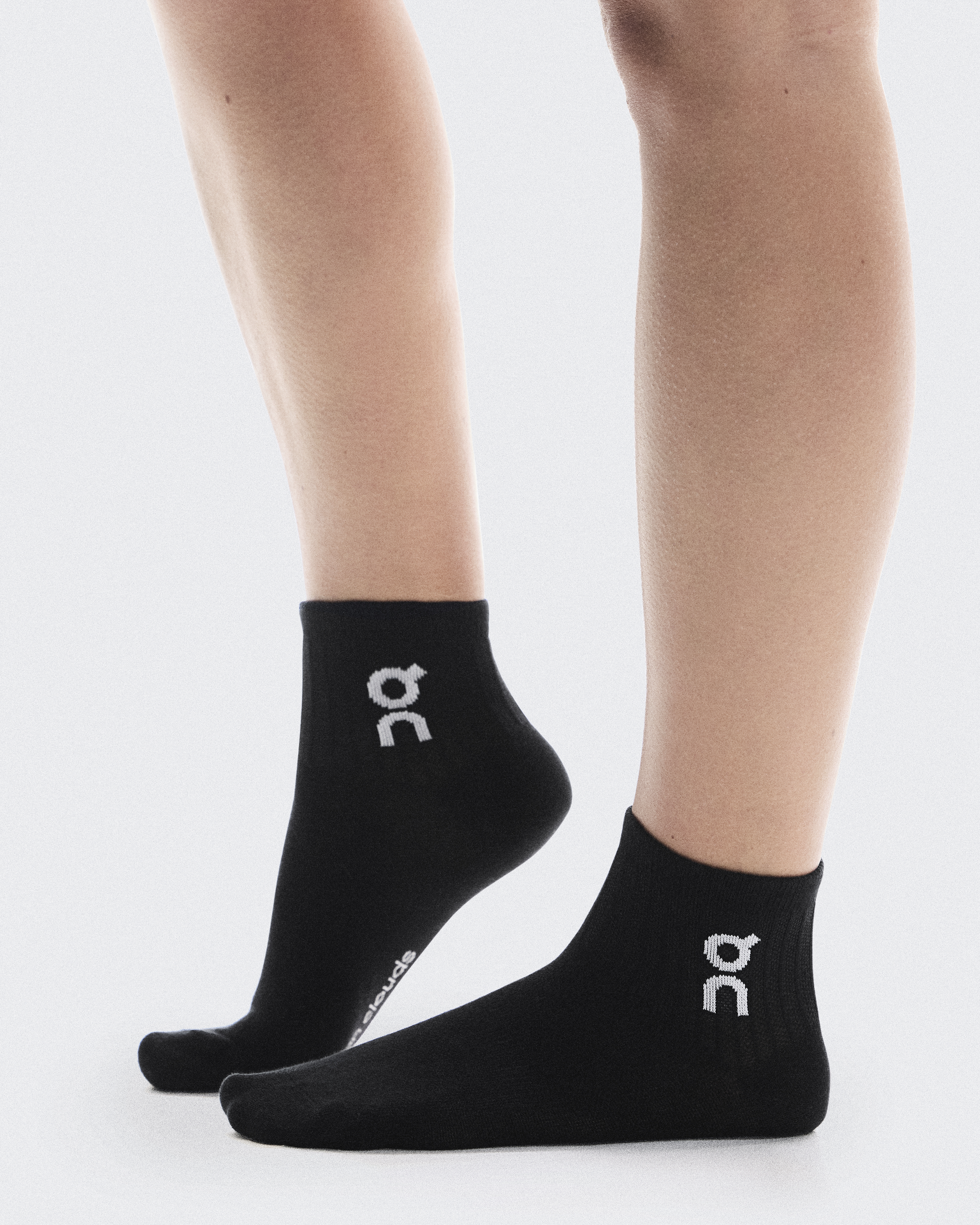 Logo Sock Mid 3P - Black