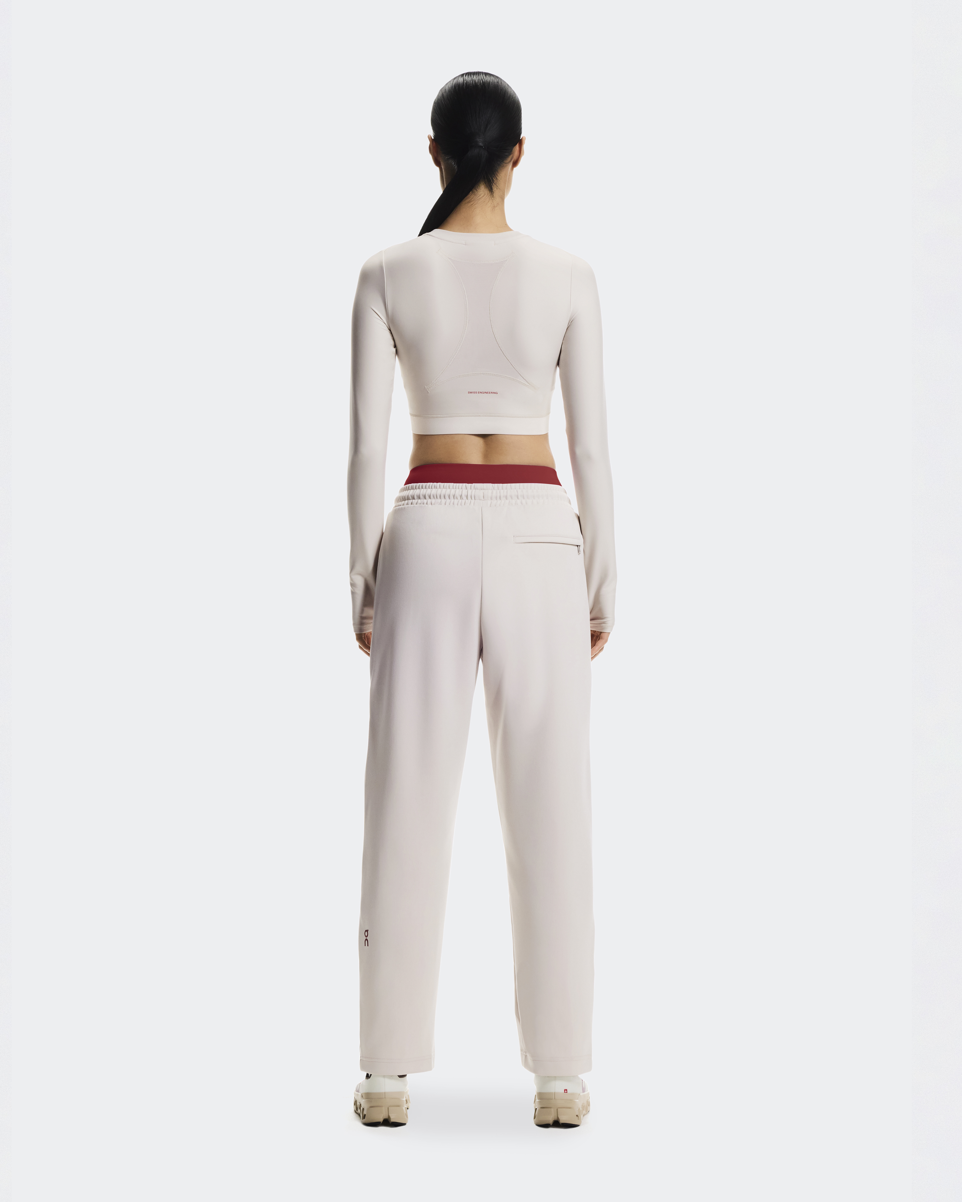 Train Long Sleeve Crop Year of the Horse - Pearl