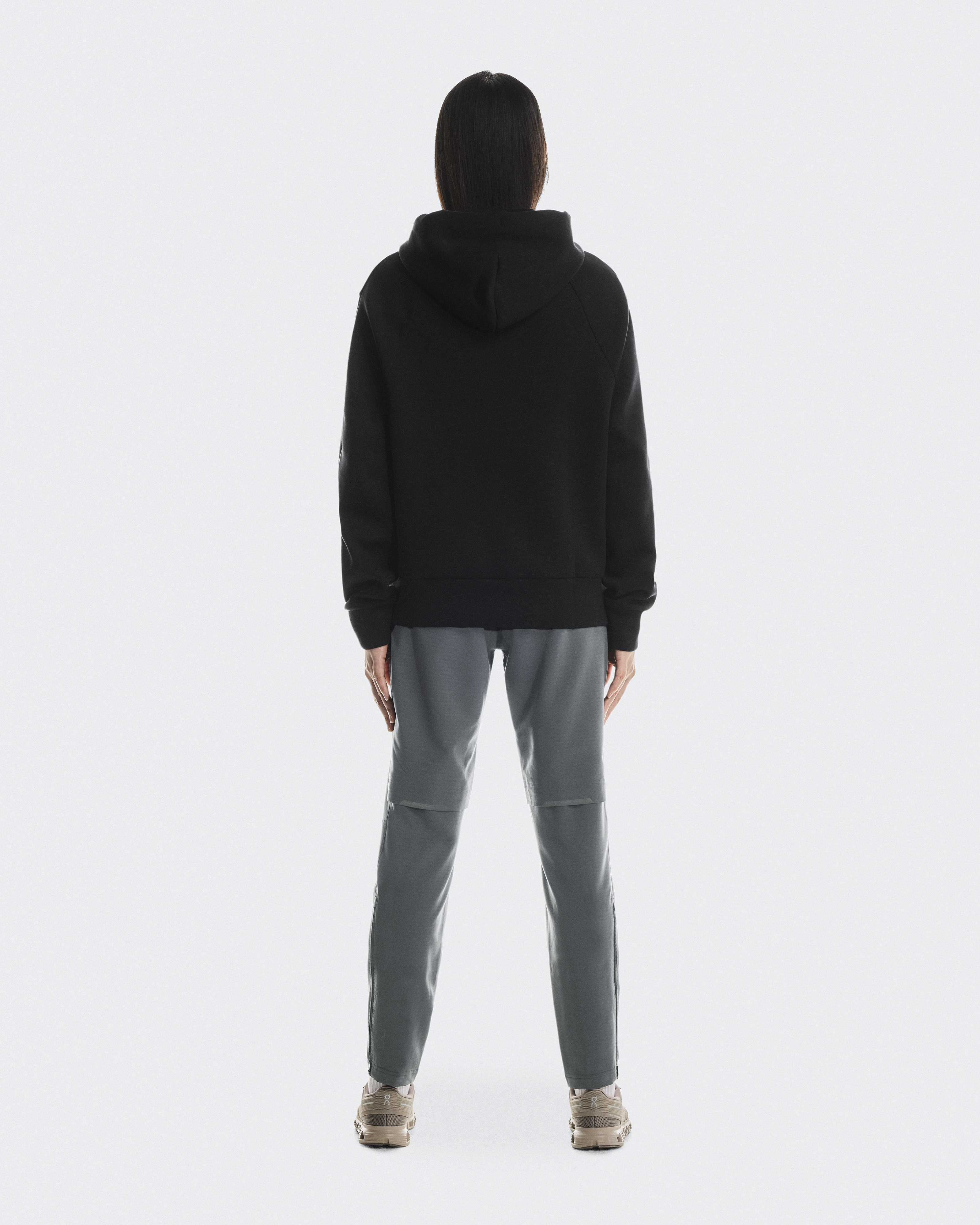 Focus Tech Zip Hoodie - Black