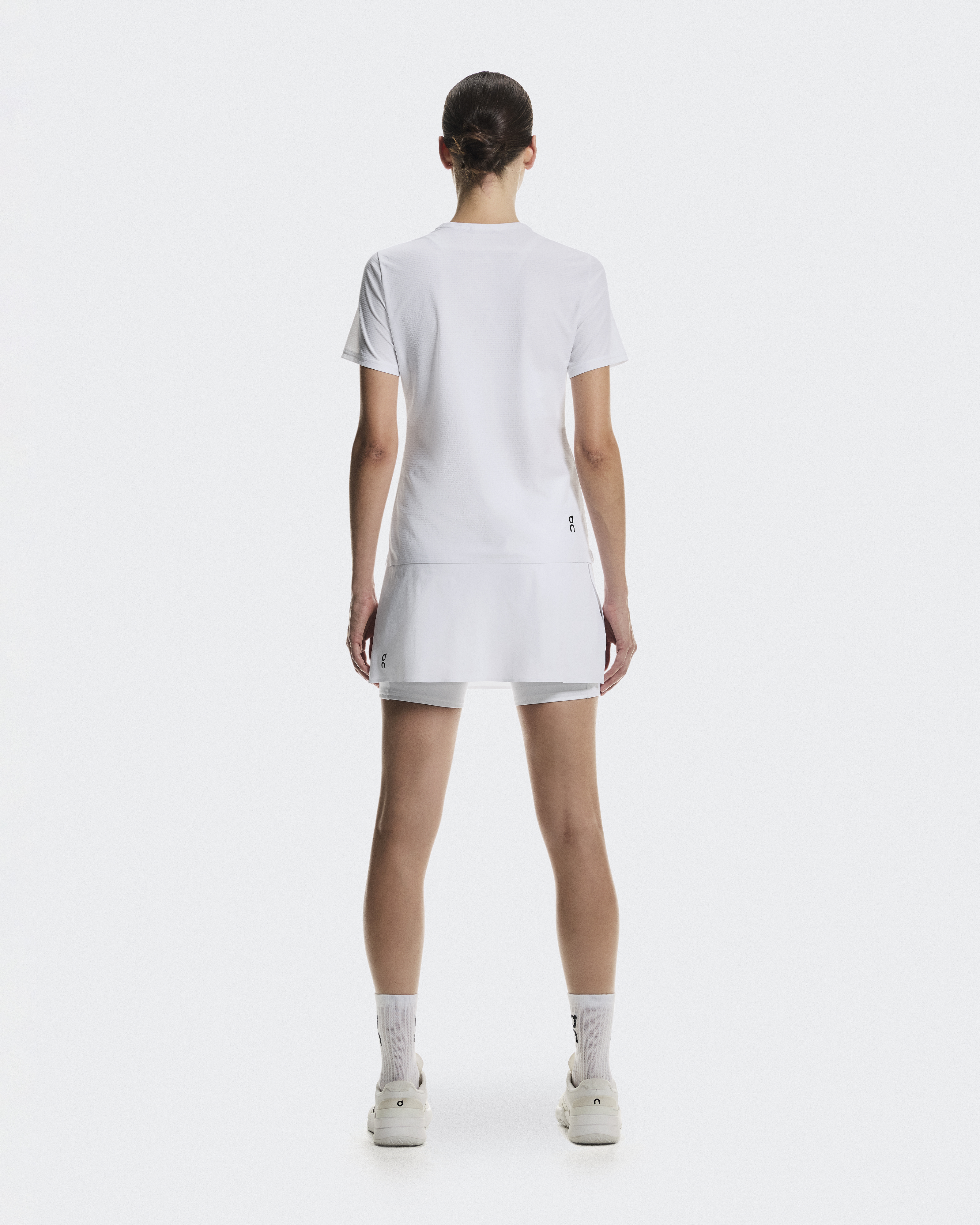 Court Skirt Split - White