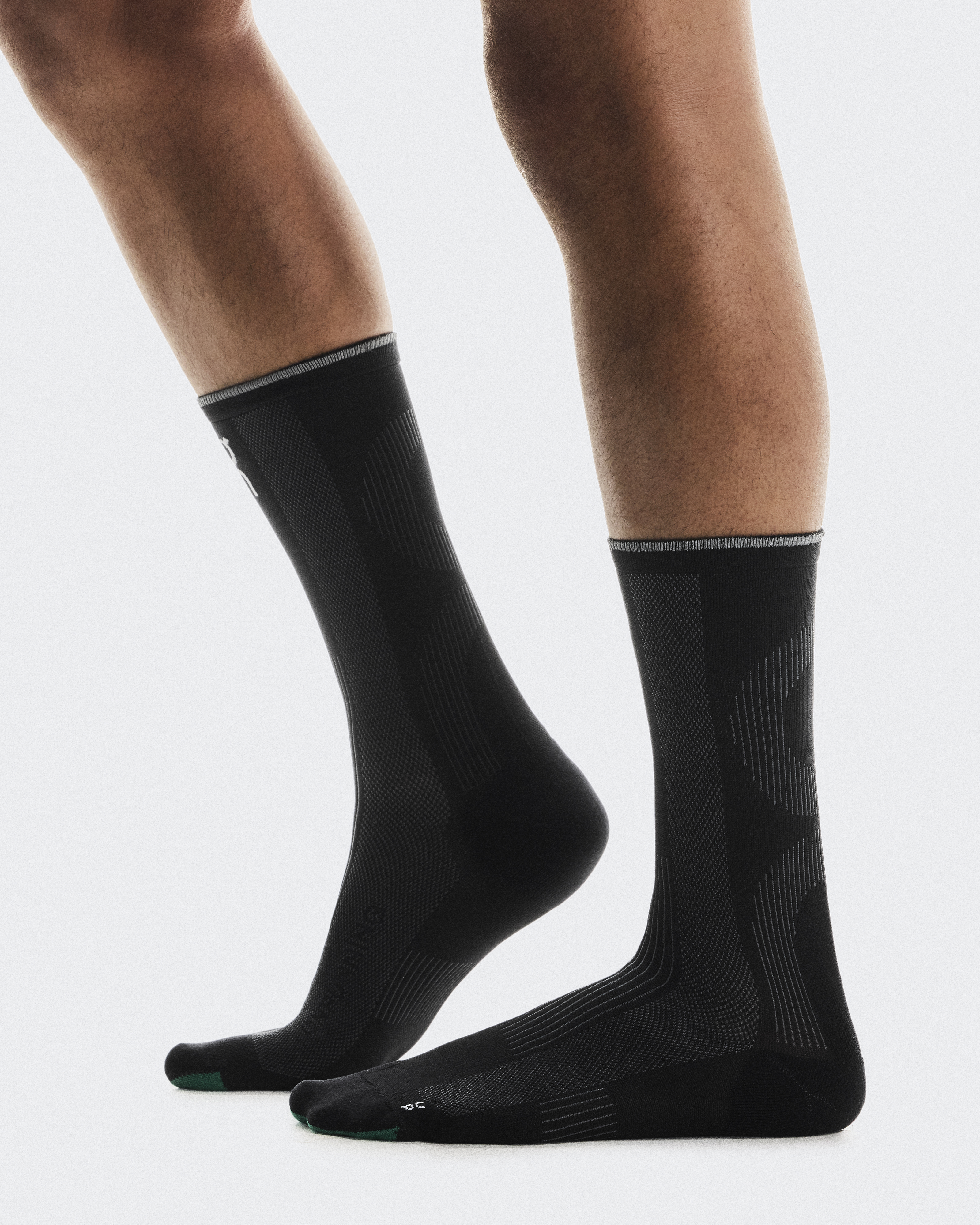 Elite Run Sock High - Black