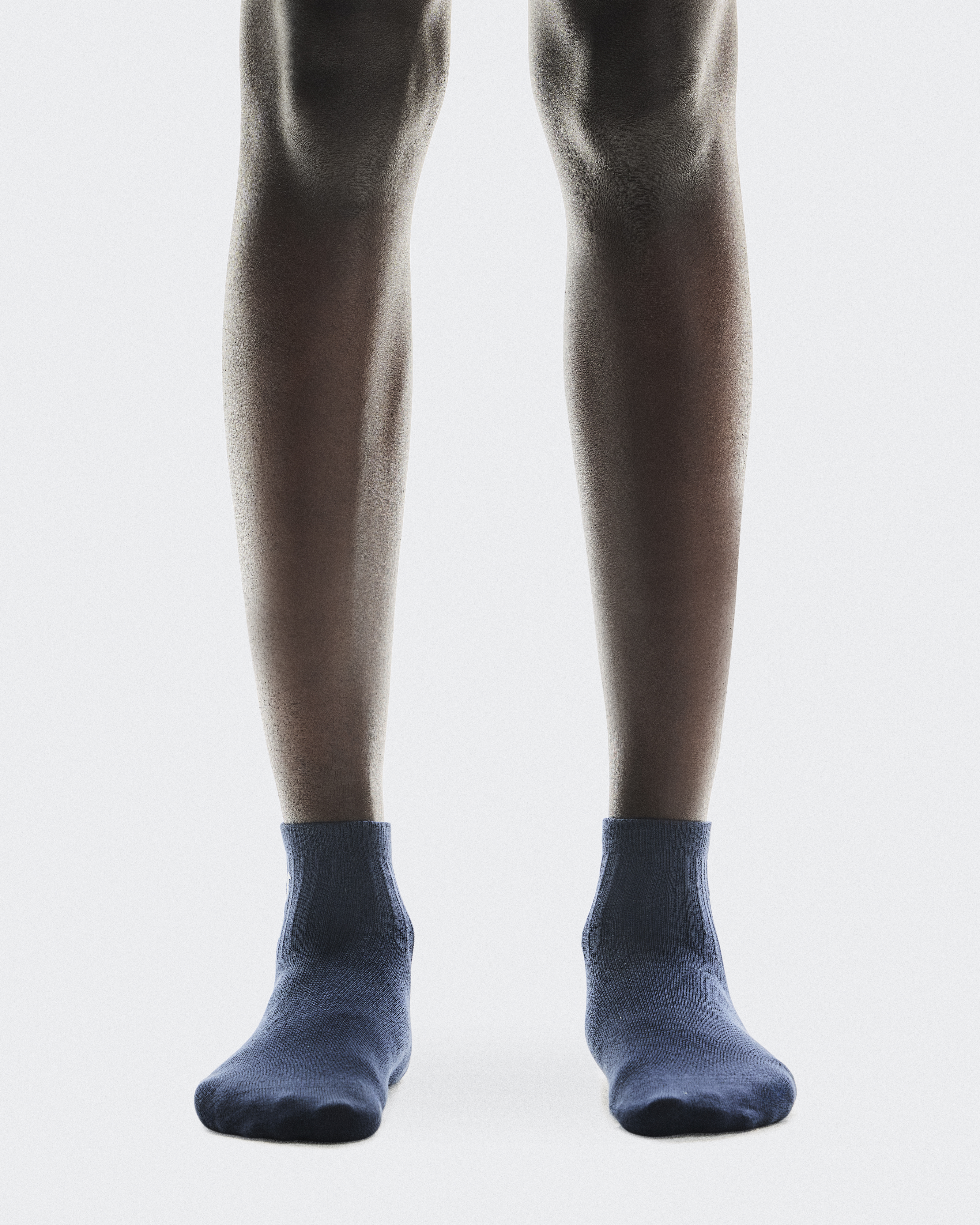 Logo Sock Mid 3P - Navy
