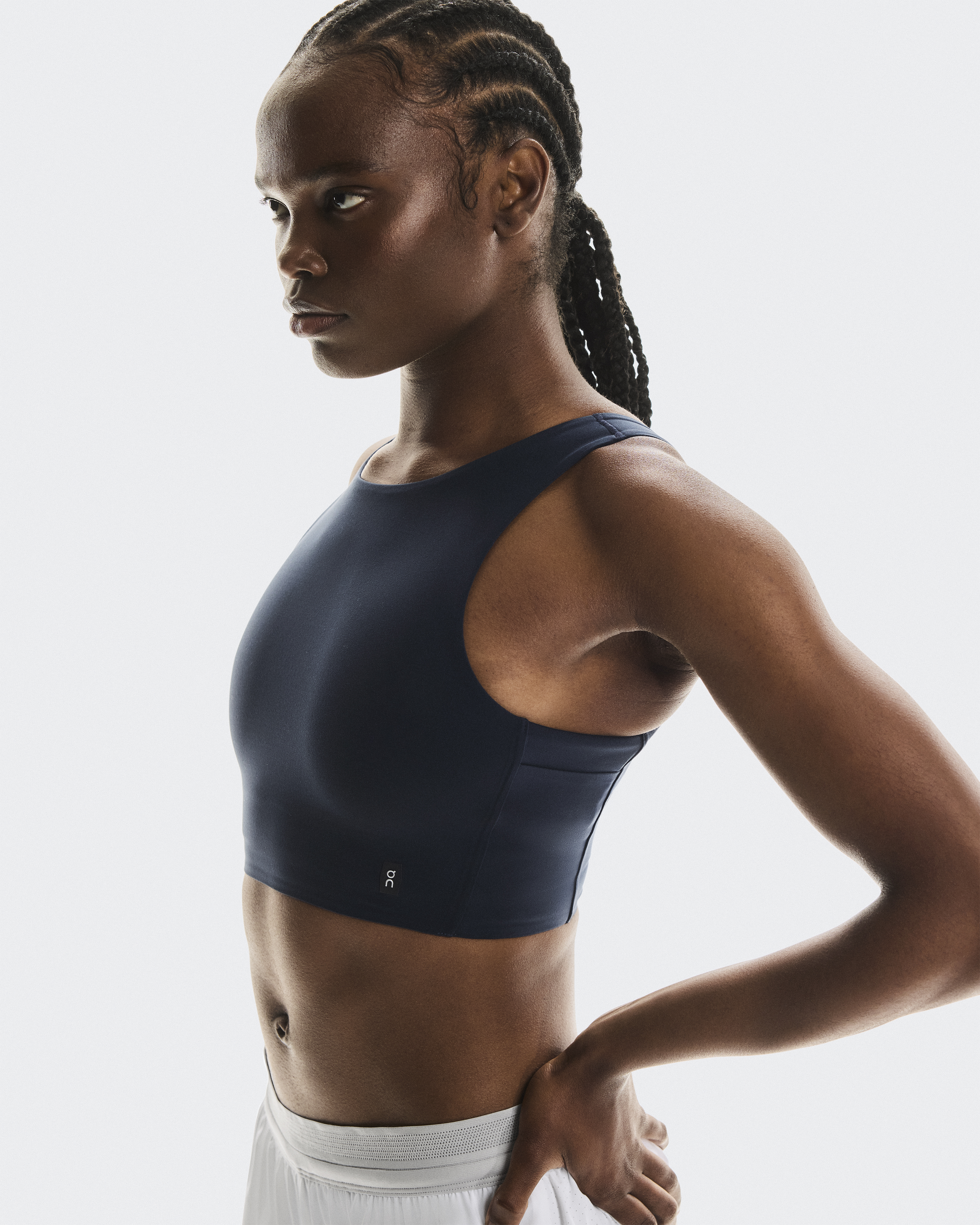 Core 2-in-1 Crop - Navy