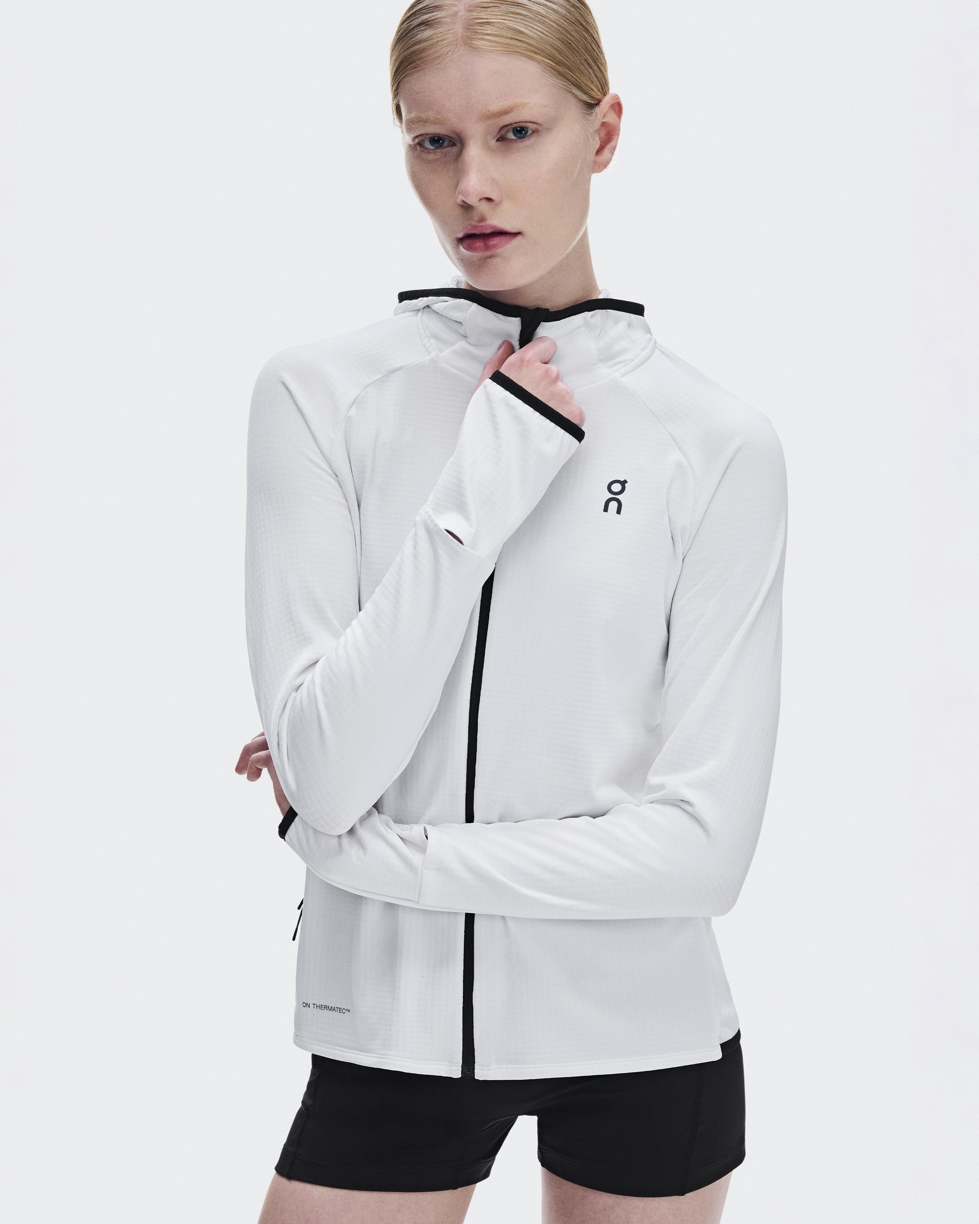 Climate Zip Hoodie - White
