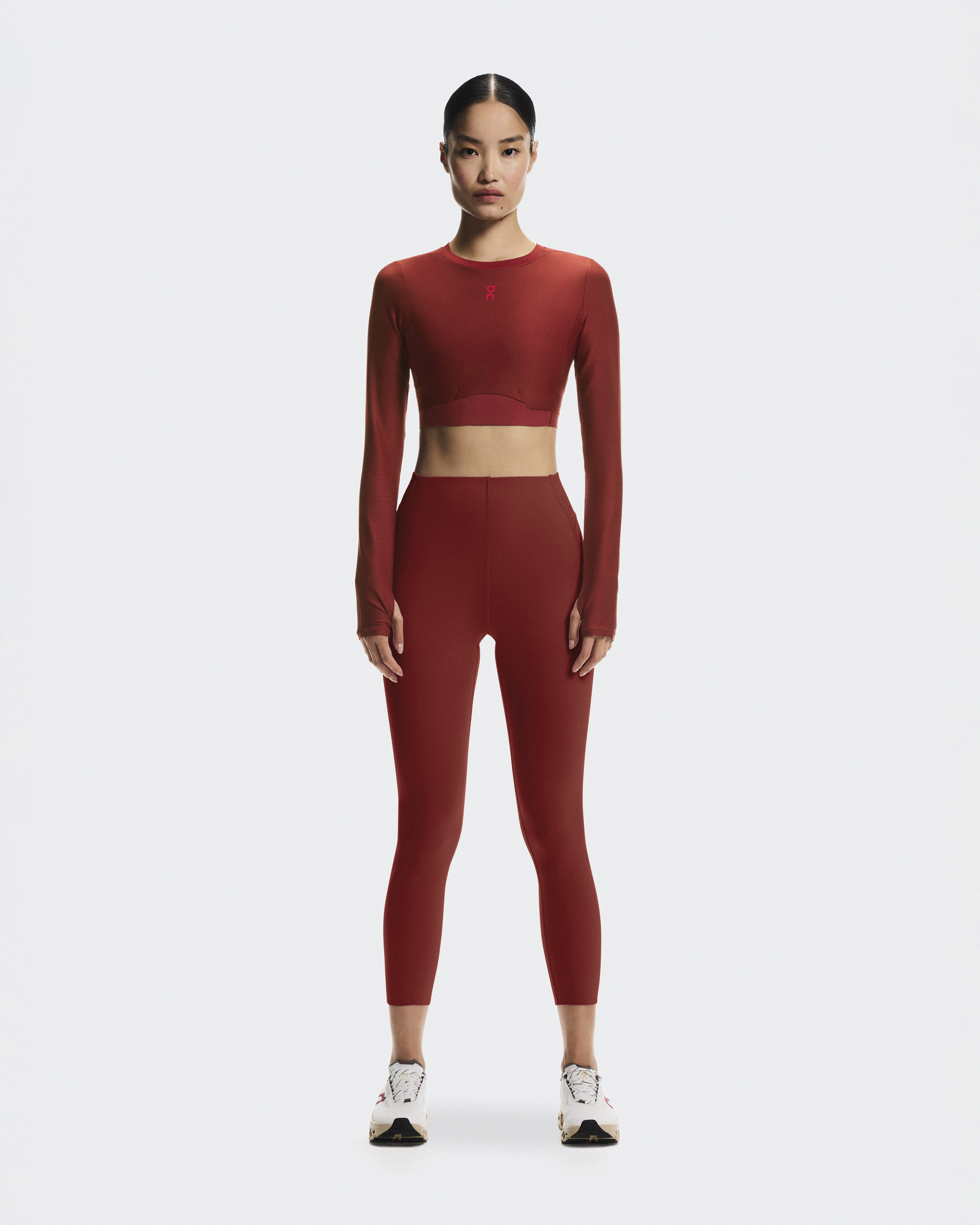 Train Long Sleeve Crop Year of the Horse - Sienna