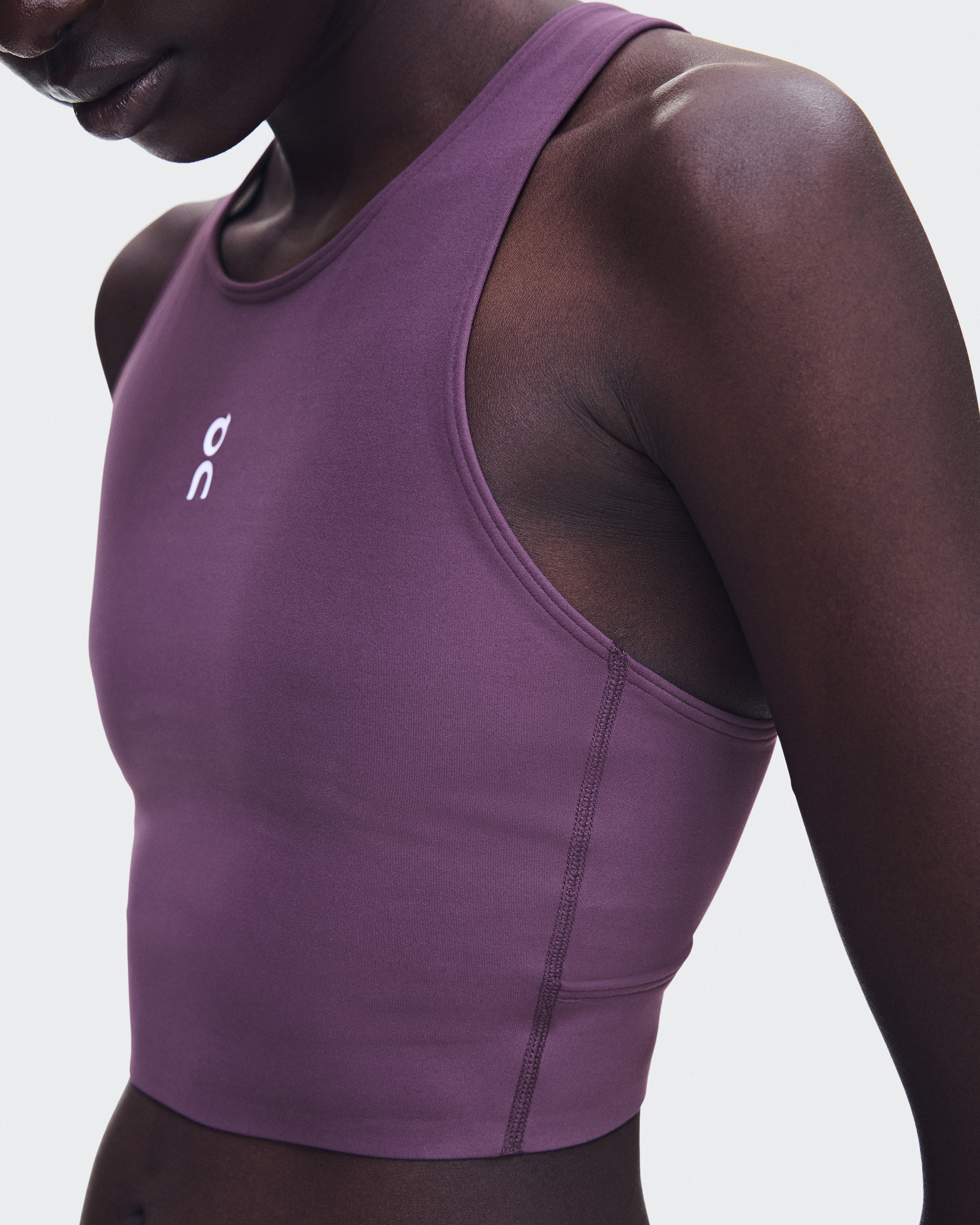 Court Crop Top - Cassis