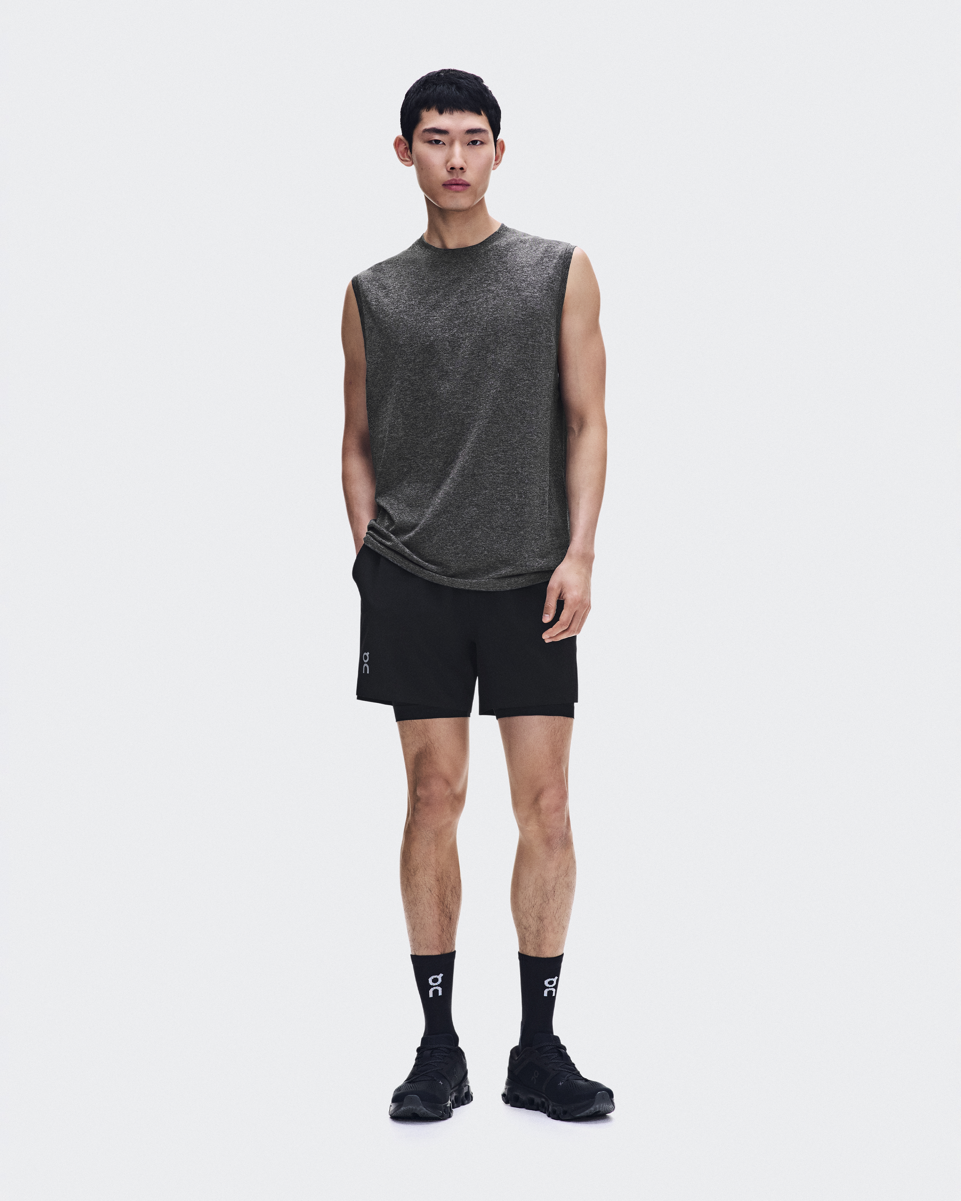 Train 2-in-1 Shorts - Black